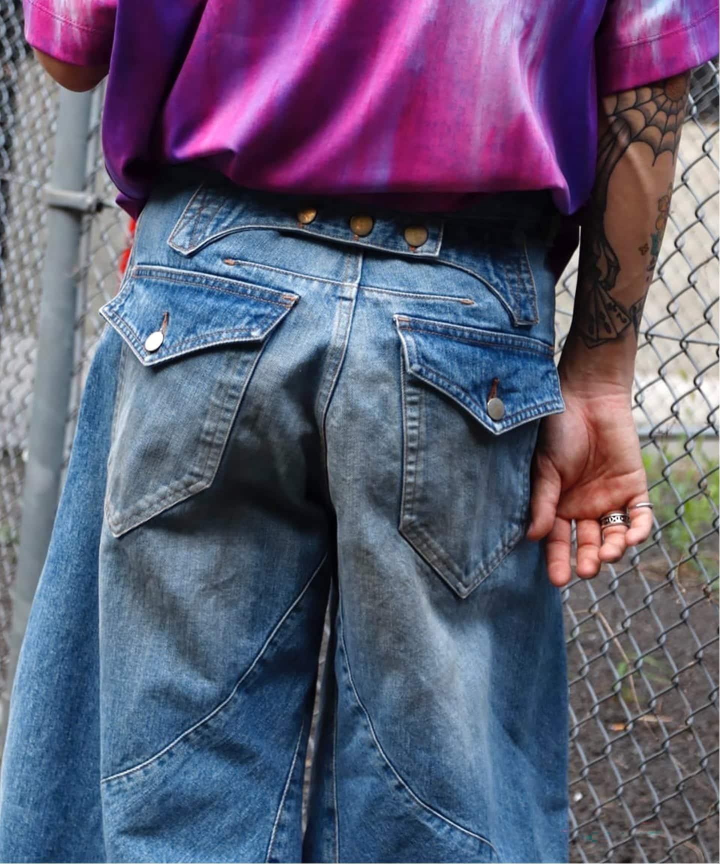 NVRFRGT (ネヴァーフォーゲット) ジョーツ NVRFRGT ネヴァーフォーゲット 25SS 3D TWISTED JORTS