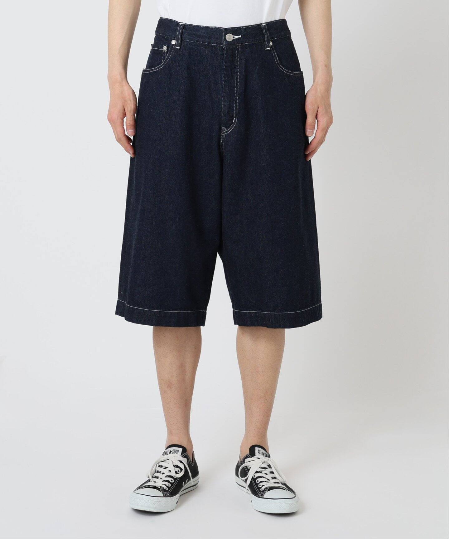 【ラッピング不可】 BAL × WISM別注 LOOSE FIT 5P DENIM SHORT（ショート・ハーフ パンツ