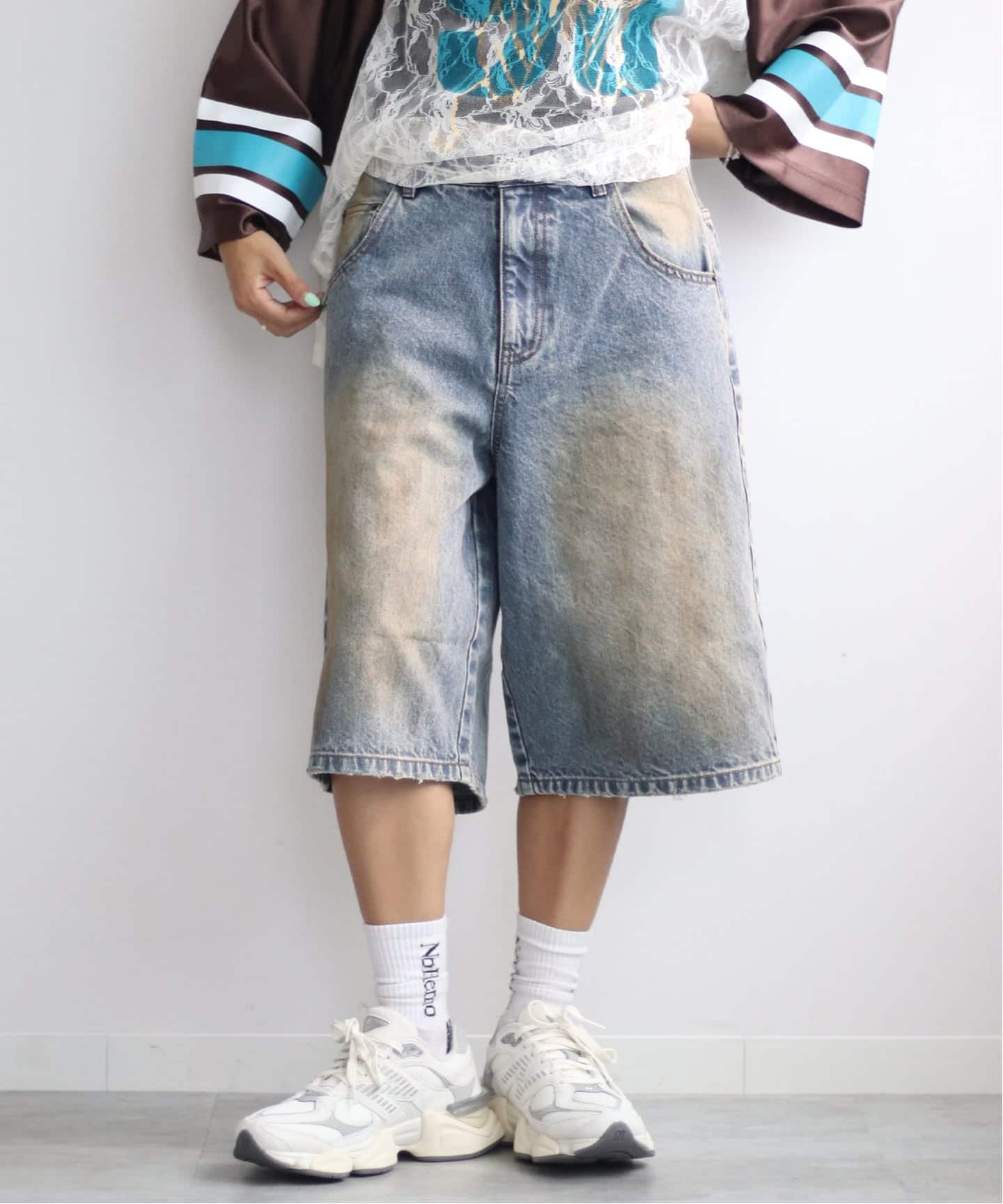 DENIM BERMUDA SHORTS
