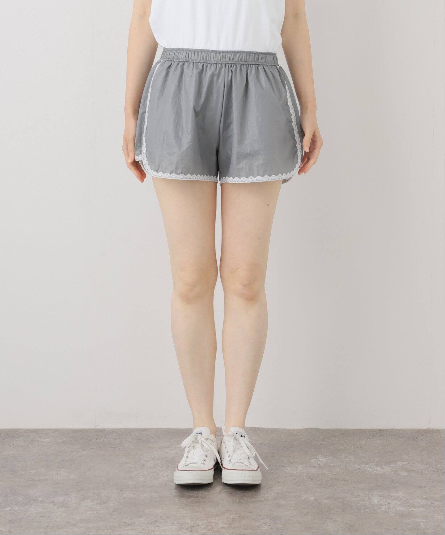 PISCESS/パイシス Lace Nylon Shorts（ショート・ハーフパンツ
