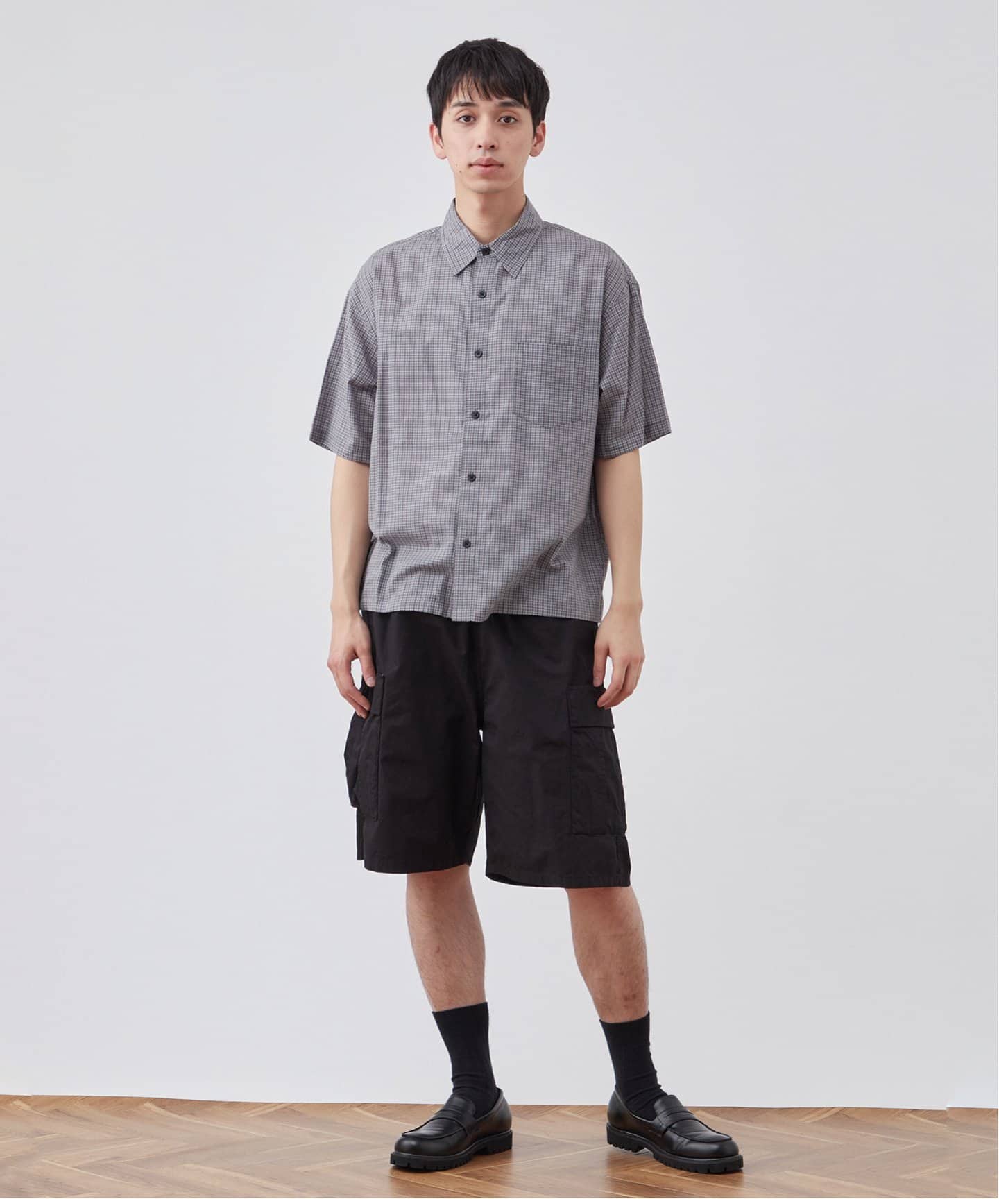 wjk】smile cotton CAMBIO パーカー&ショーツ 黒 S(wjkのフリマ wjk】smile cotton CAMBIO パーカー&ショーツ 黒 S(wjkのフリマ