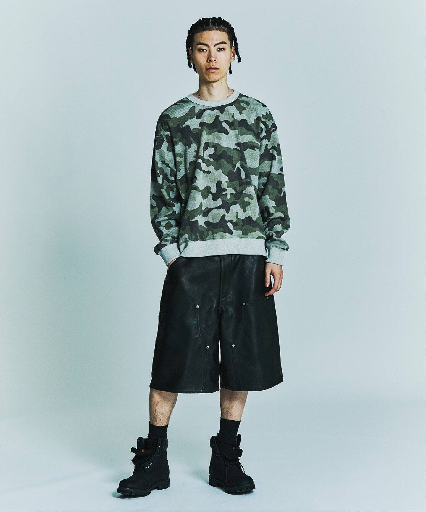J FAKELEATHER WKNEE SPT（ショート・ハーフパンツ）｜JOINT WORKS