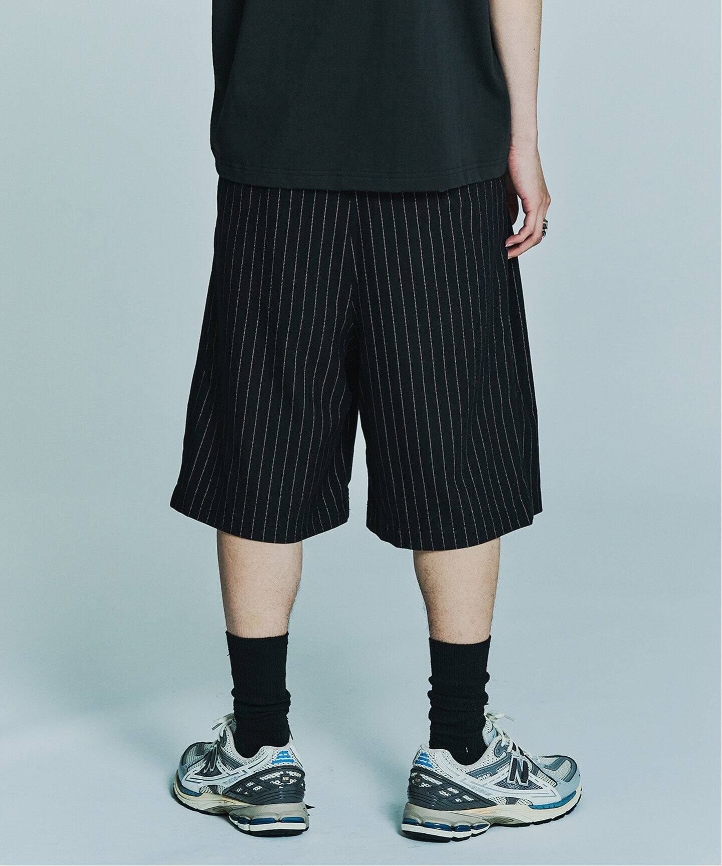 J WIDE TUCK STRIPE SPT（ショート・ハーフパンツ）｜JOINT