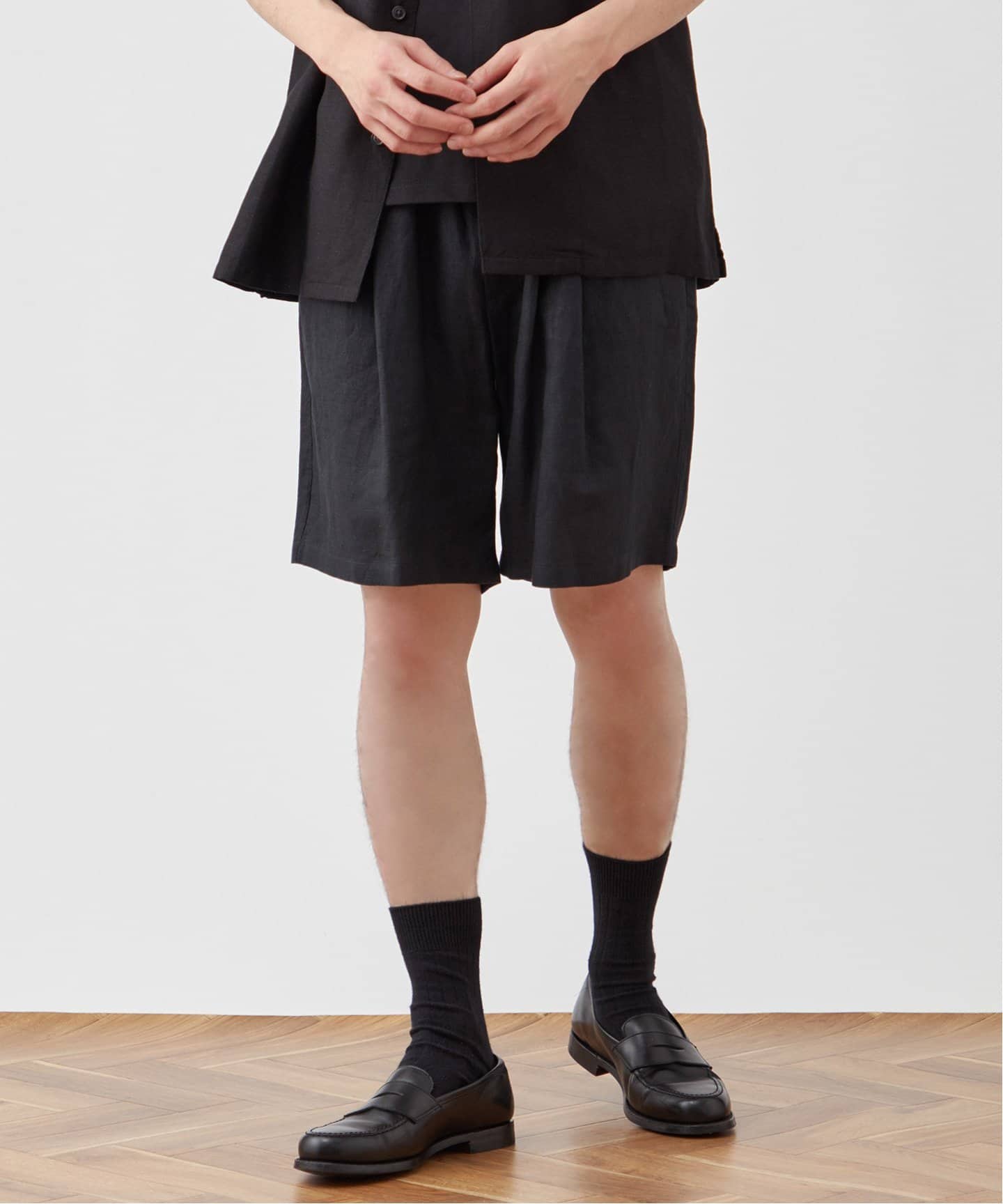 European Flax リネンショーツ