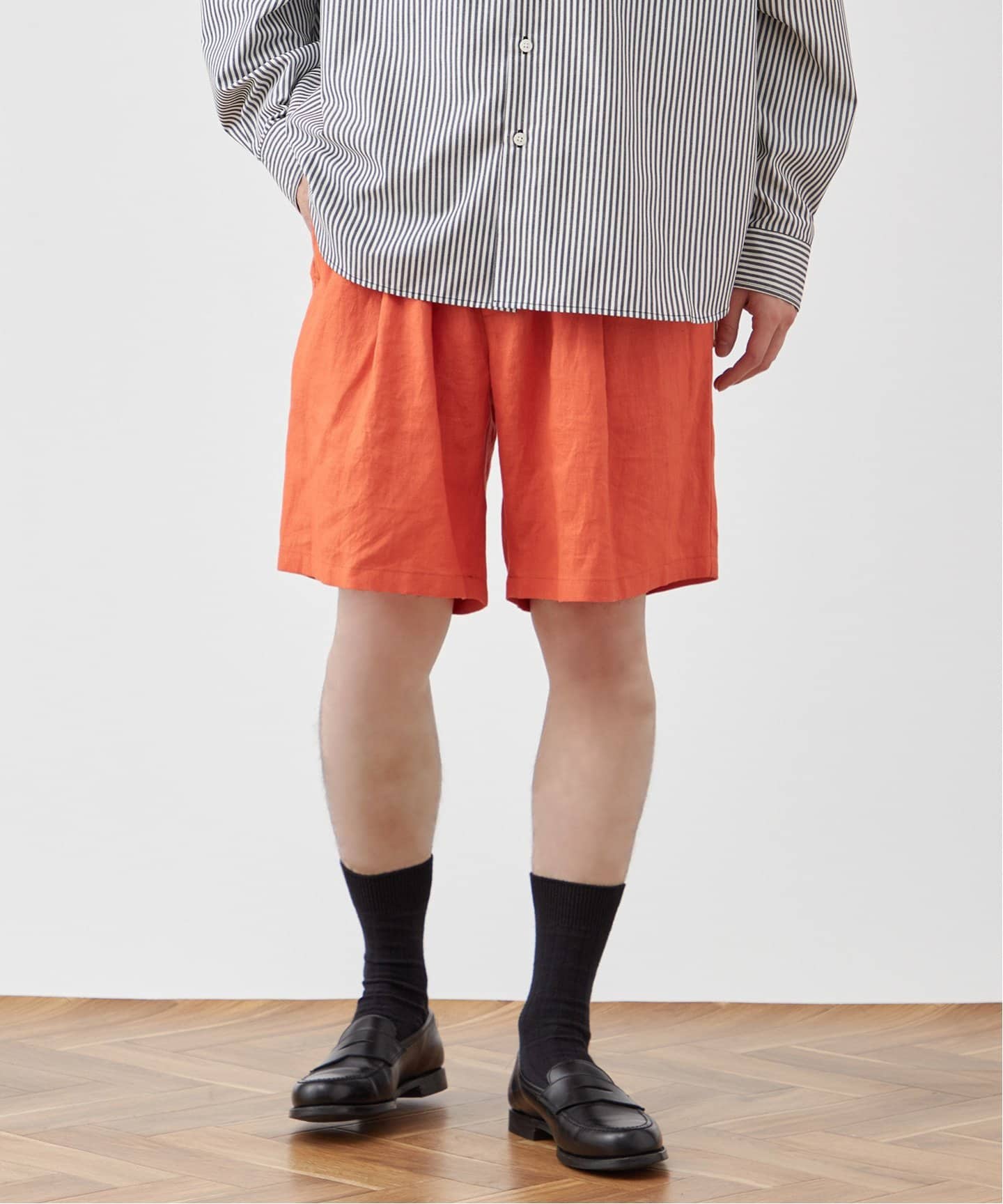 European Flax リネンショーツ