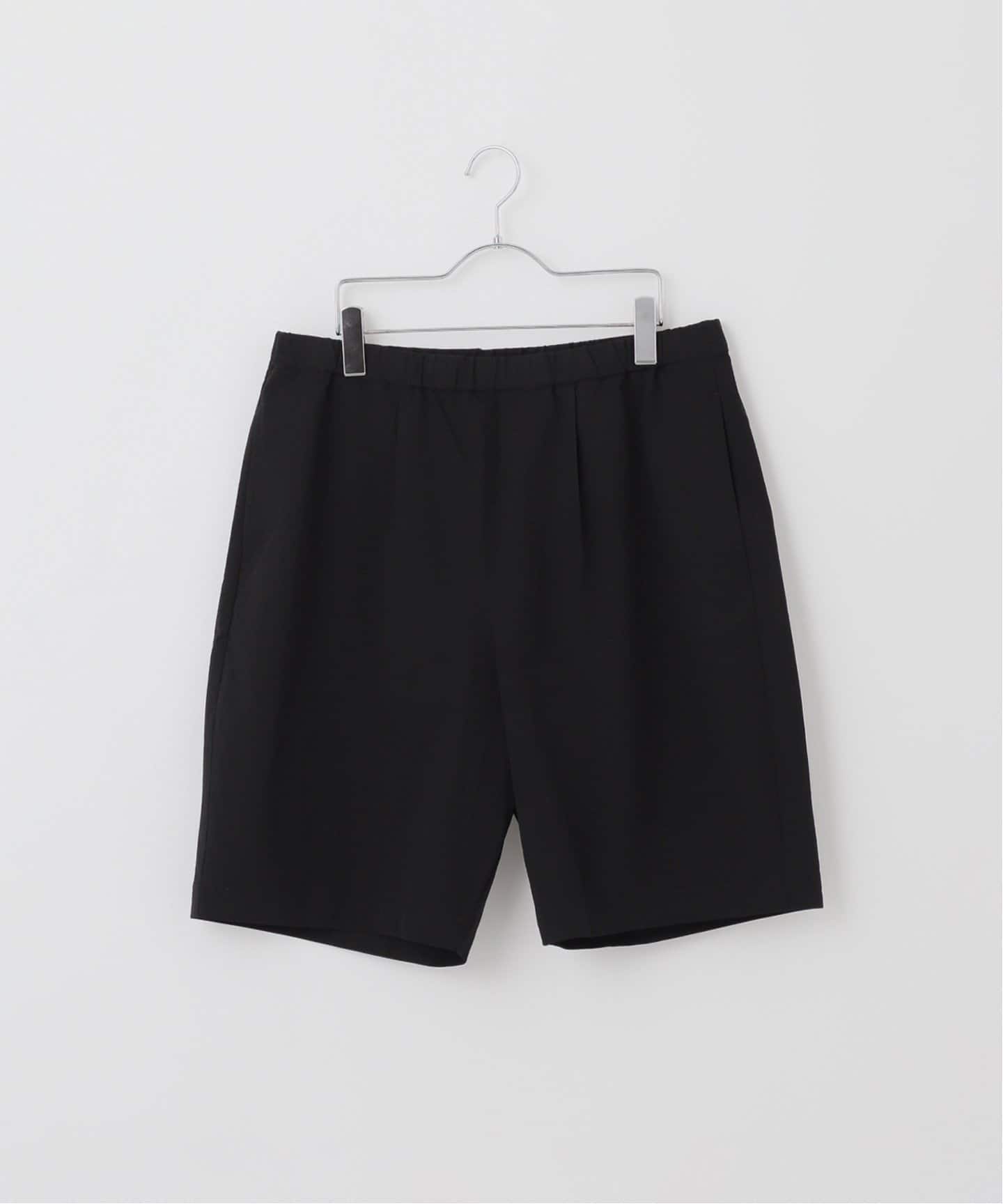 極美品！Bristol ハーフパンツ 黒 ジッパーポケット付き JEANASIS カーゴパンツ フラップポケットハーフパンツ/576400