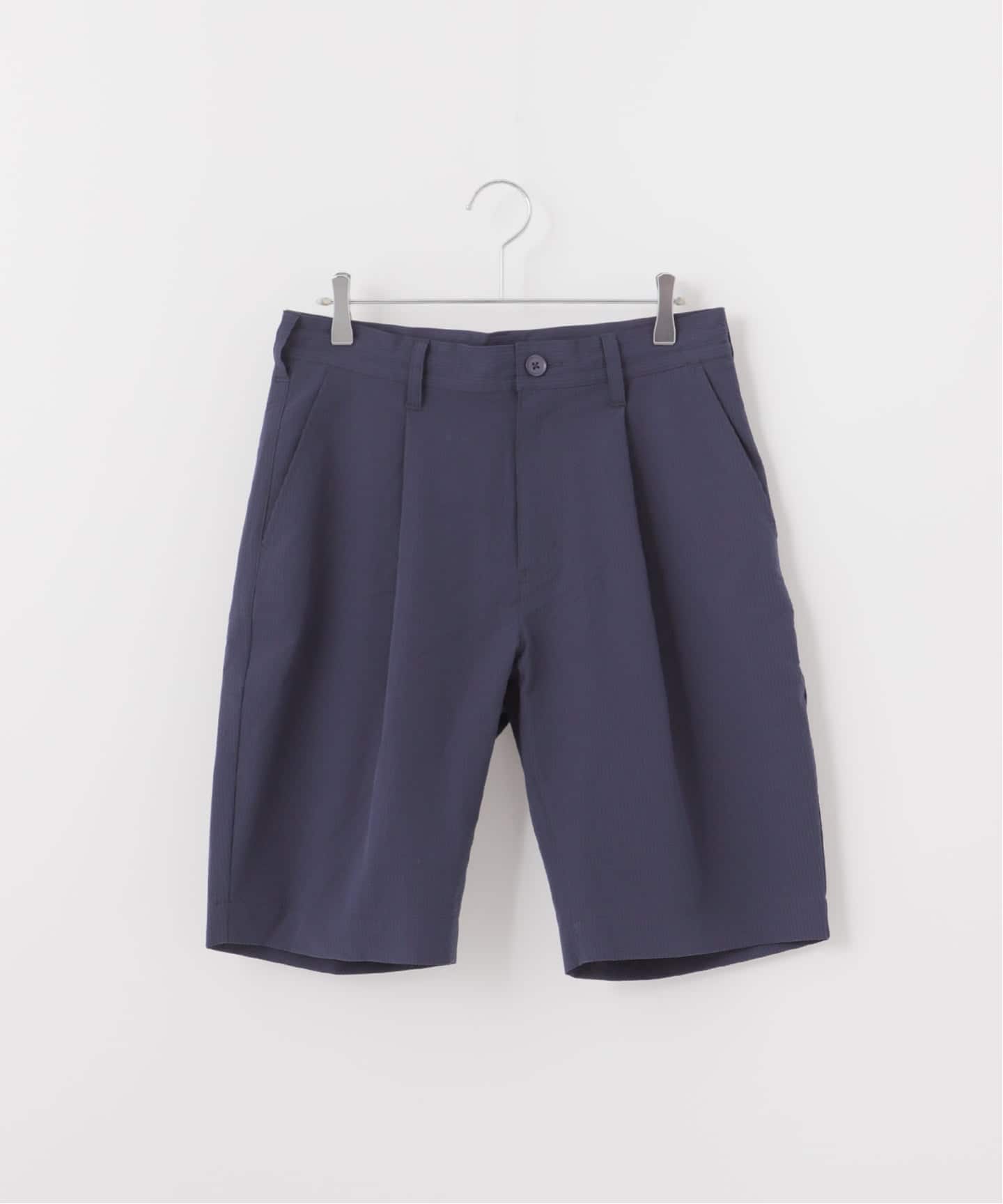 1タック シアサッカーショーツ（ショート・ハーフパンツ）｜B.C STOCK