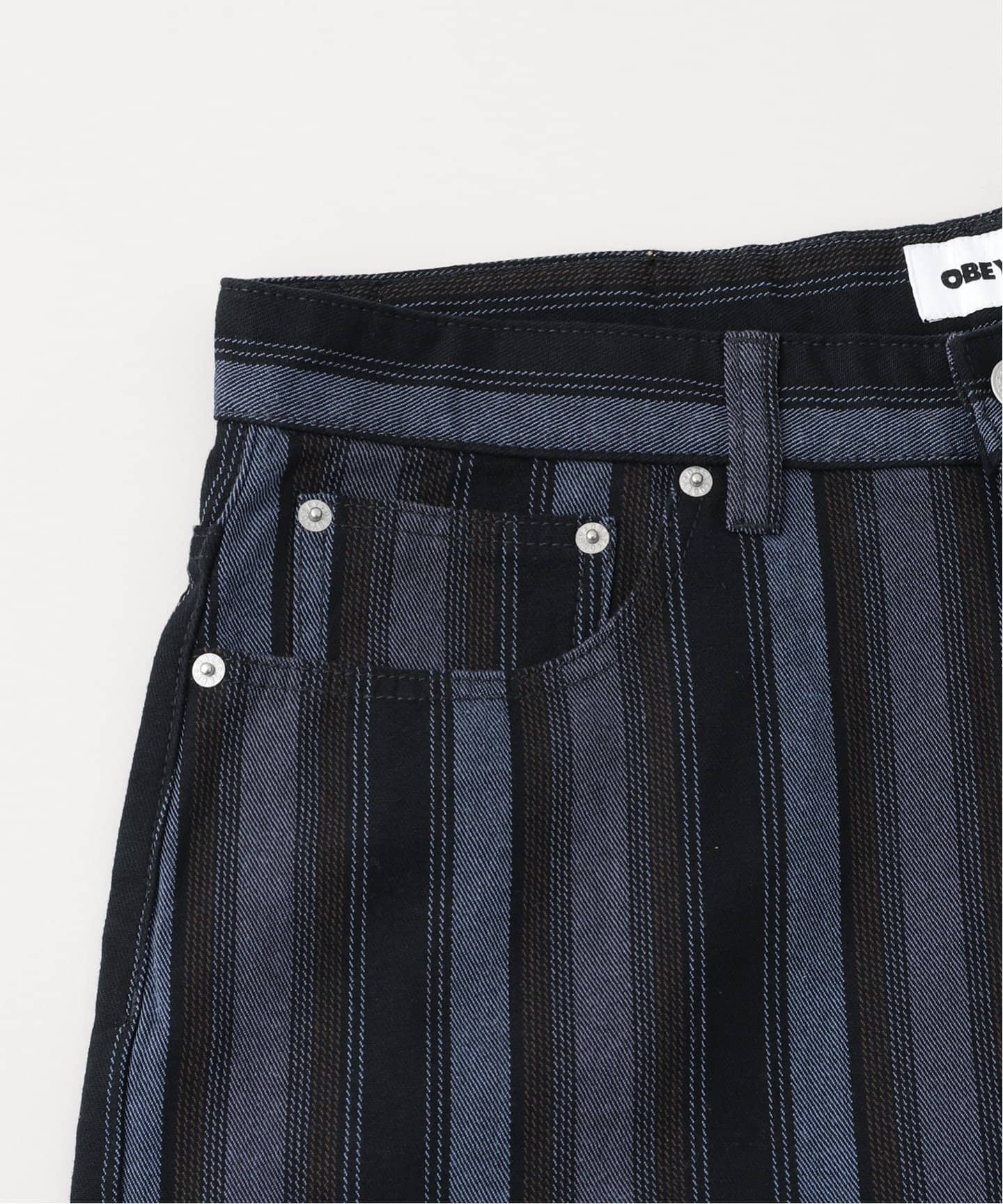OBEY/オベイBAJA STRIPE BAGGY DENIM SHORT（その他パンツ）｜JOINT