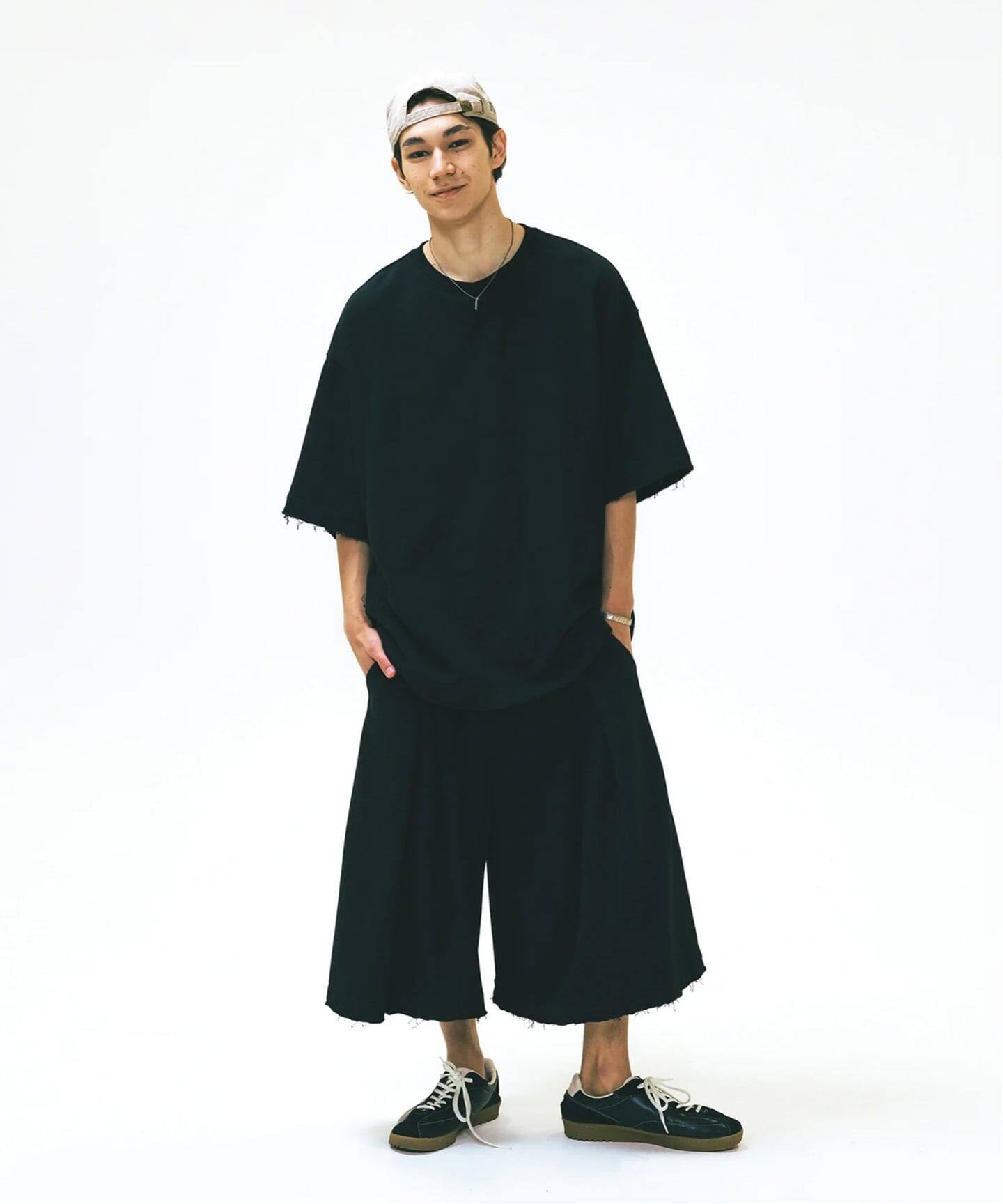 【ANGLAN】25SS★ [AG] Valley Tuck Sweat Half Pants ANGLAN】25SS☆ [AG] Valley Tuck Sweat Half Pants