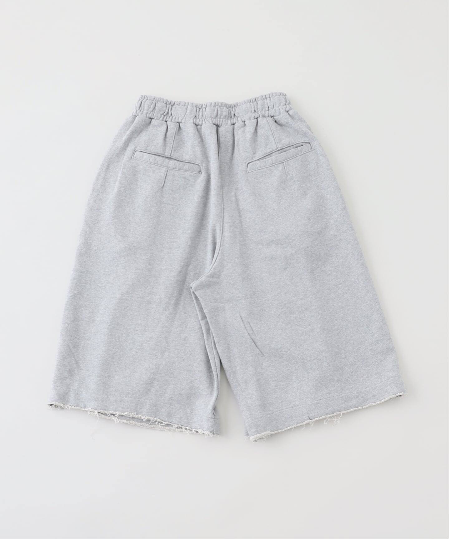 ANGLAN（アングラン）Valley Tuck Sweat Half Pants（ショート