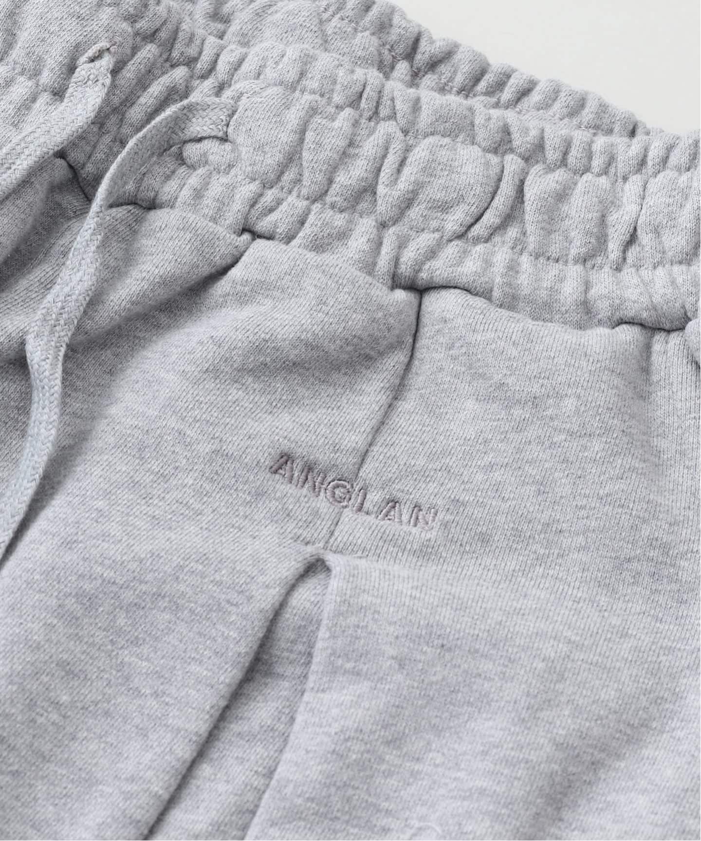 ANGLAN（アングラン）Valley Tuck Sweat Half Pants（ショート