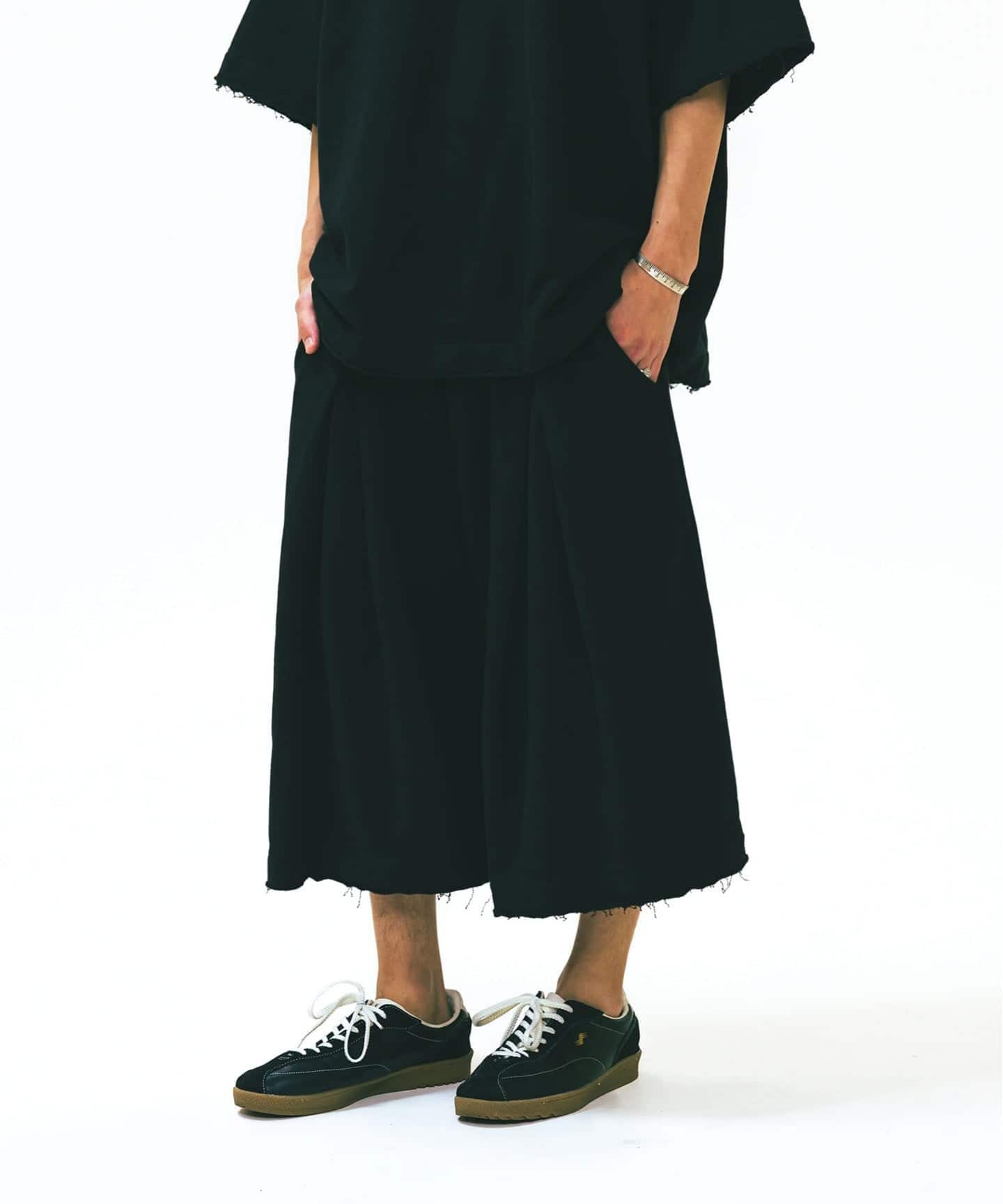 【ANGLAN】25SS★ [AG] Valley Tuck Sweat Half Pants ANGLAN（アングラン）Valley Tuck Sweat Half Pants（ショート