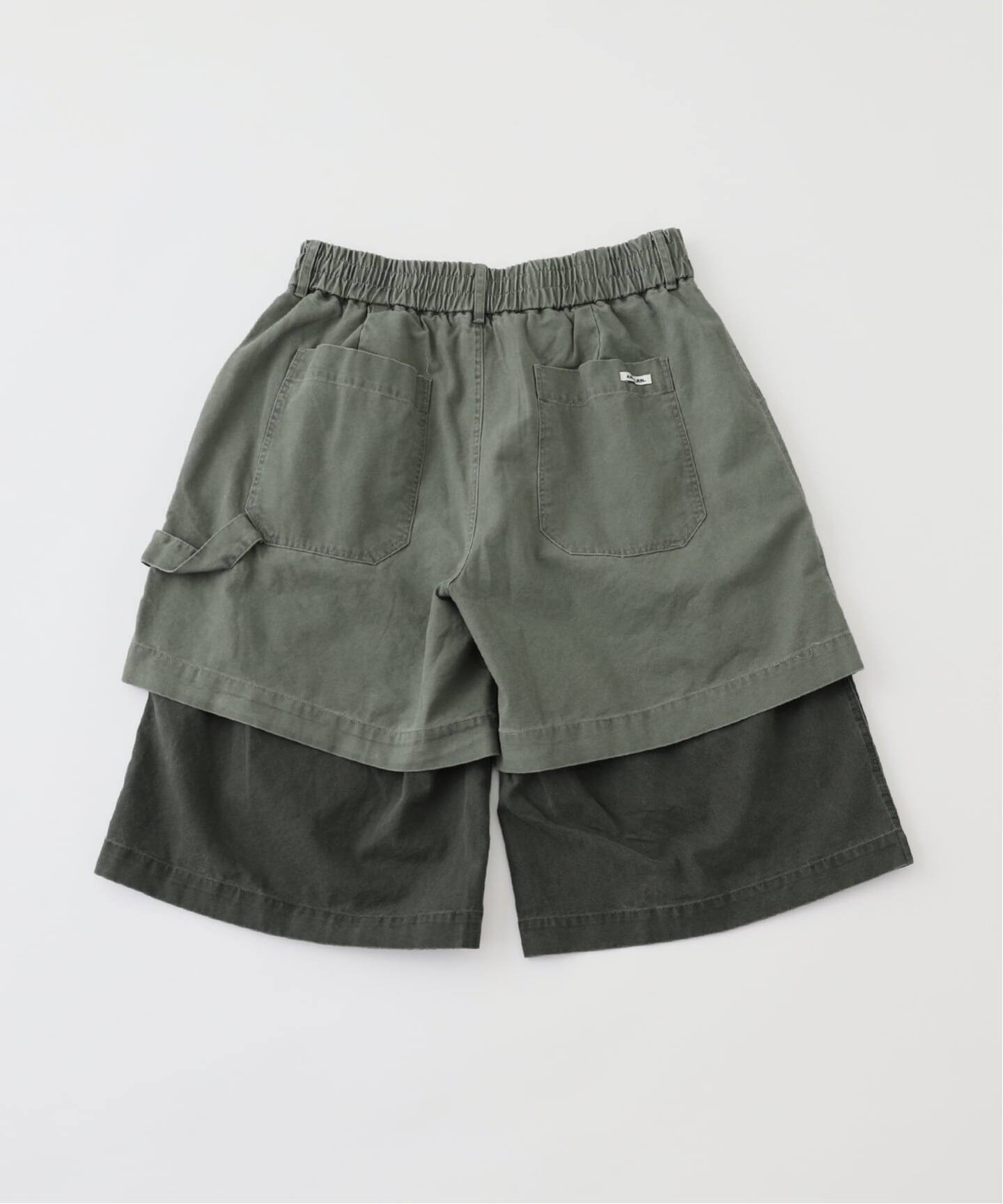 ANGLAN（アングラン）Layered Fatigue Half Pants（ショート