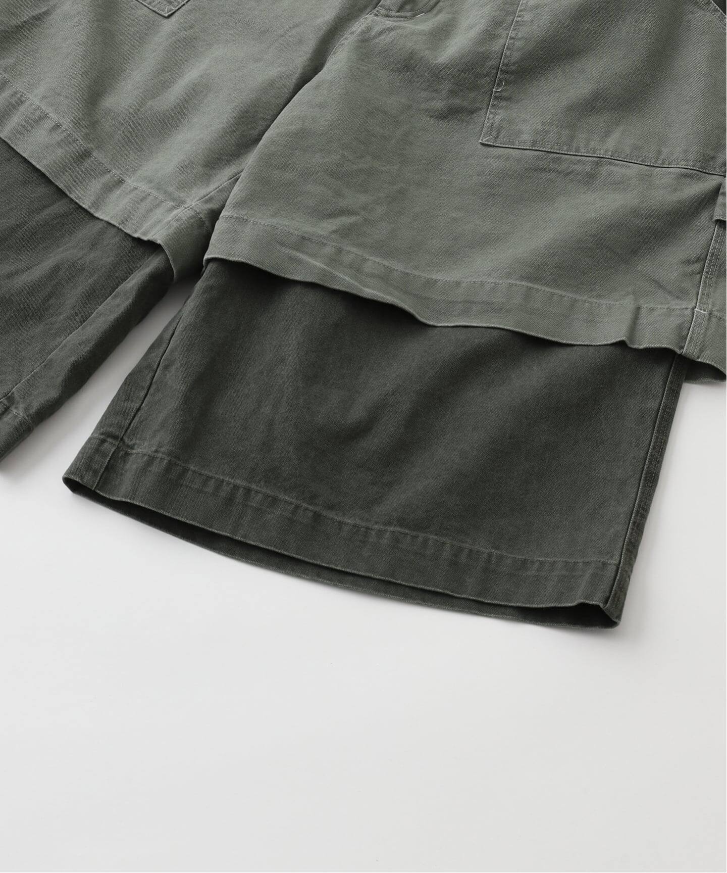 ANGLAN（アングラン）Layered Fatigue Half Pants（ショート