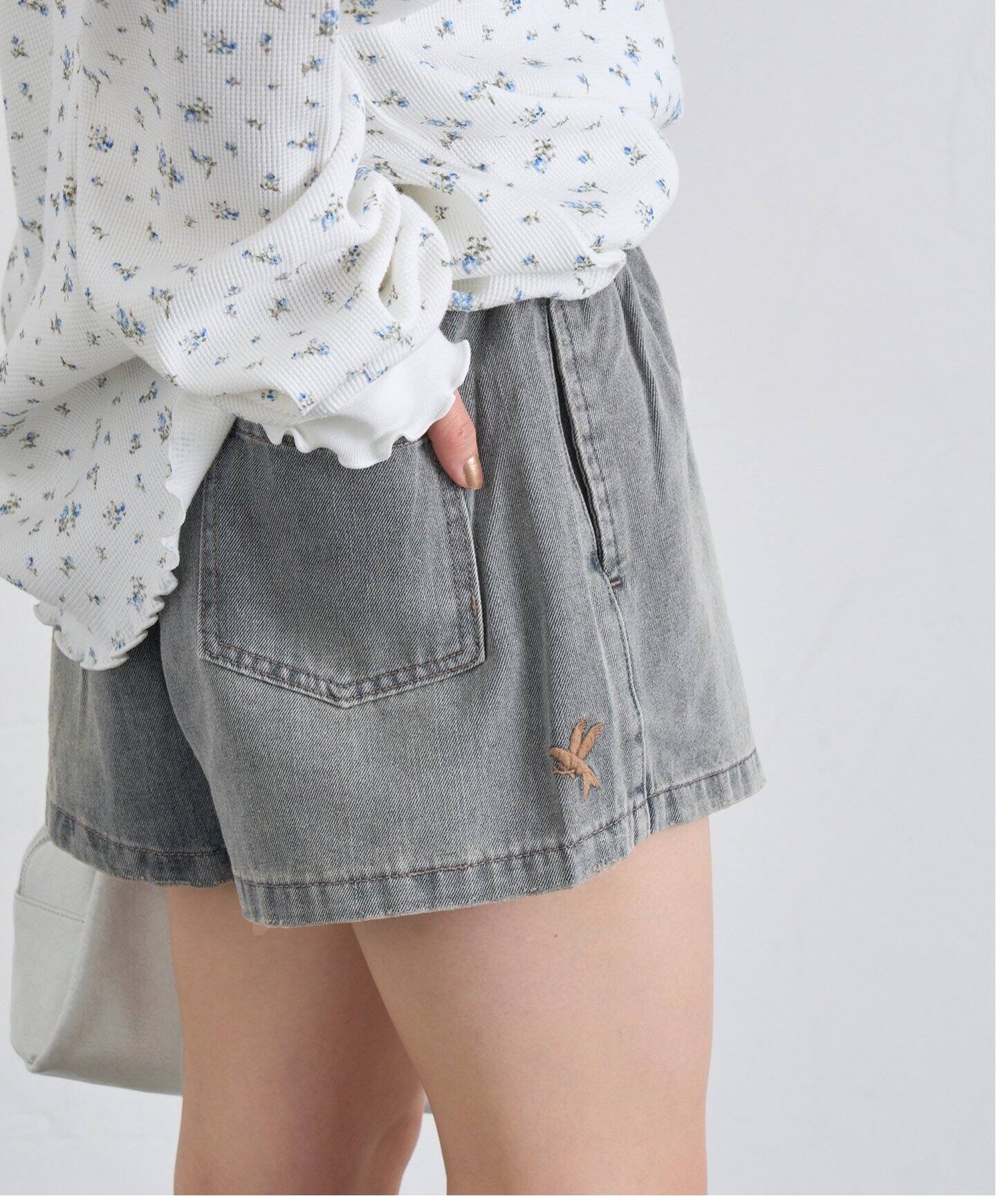 ONE TEA SPOON /ワンティースプーン ISLAND BLUE DENIM BOXER ショート 