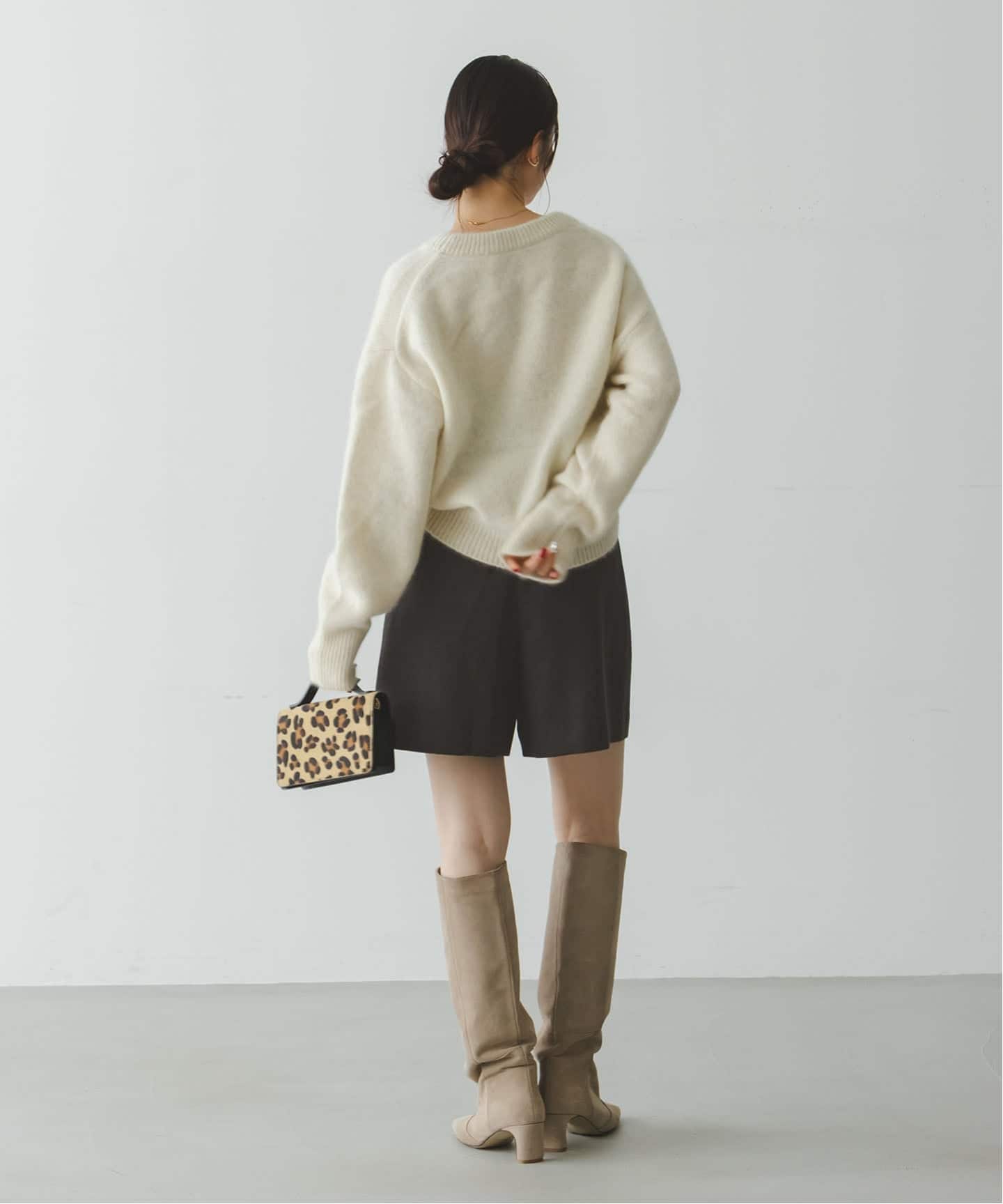 ネップツイードショートパンツ（ショート・ハーフパンツ）｜NOBLE