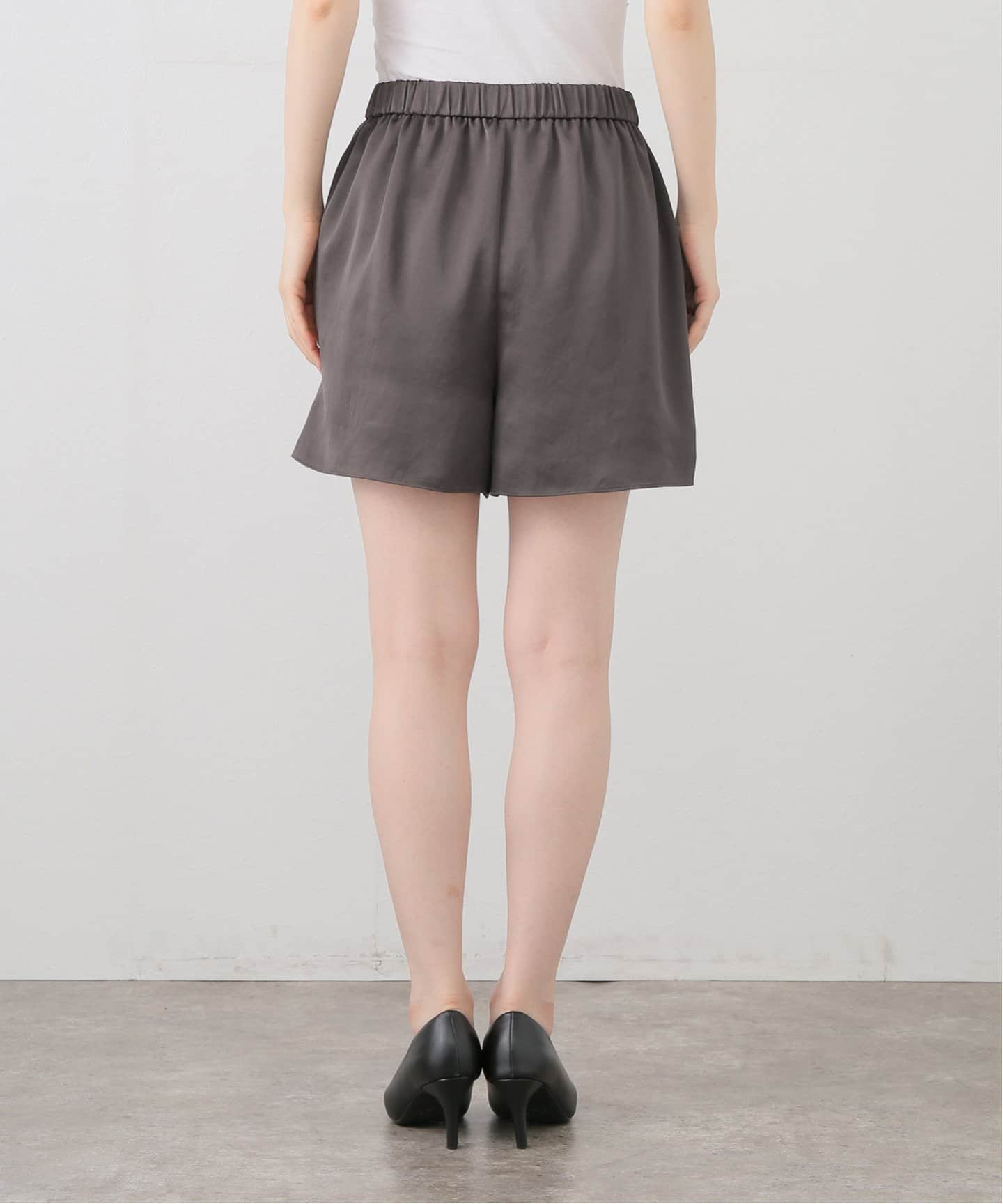 サテンショートパンツ レースポイントサテンショートパンツ｜ACLENT（アクレント）