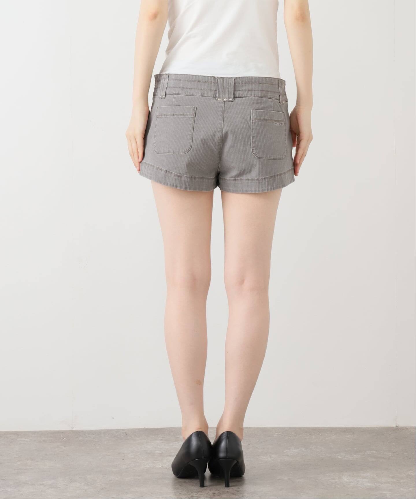 COYSEIO グレー ショートパンツ コイセイオ Geek Office / ギークオフィス】COYSEIO / コイセイオ STUD SHORTS