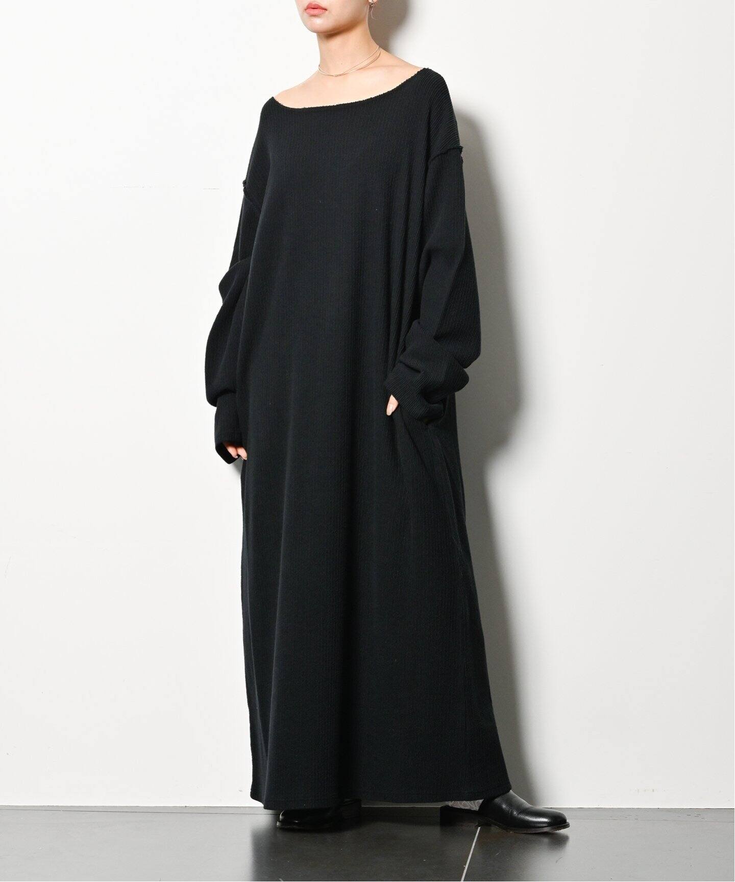 BOATNECK CUT LONG DRESS：ワンピース（ワンピース）｜CITYSHOP 