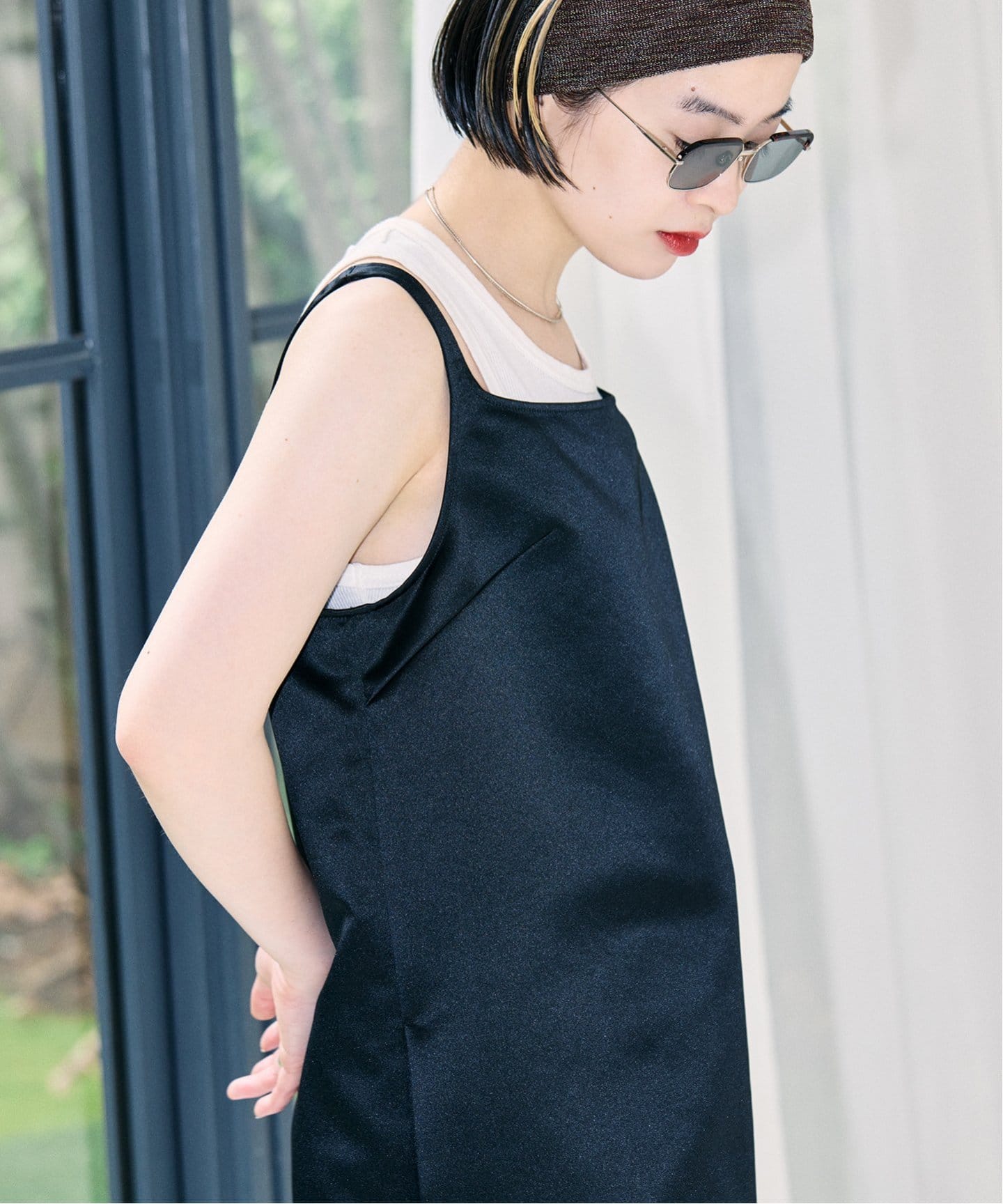 CITYSHOP HEAVY SATIN MINI DRESS サイズ36 HEAVY SATIN MINI DRESS：ワンピース（ワンピース）｜CITYSHOP