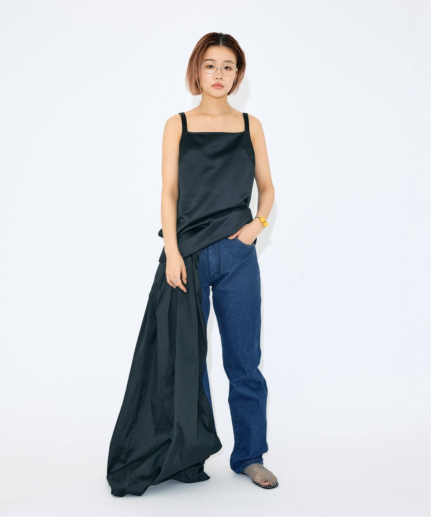 HEAVY SATIN MINI DRESS：ワンピース（ワンピース）｜CITYSHOP