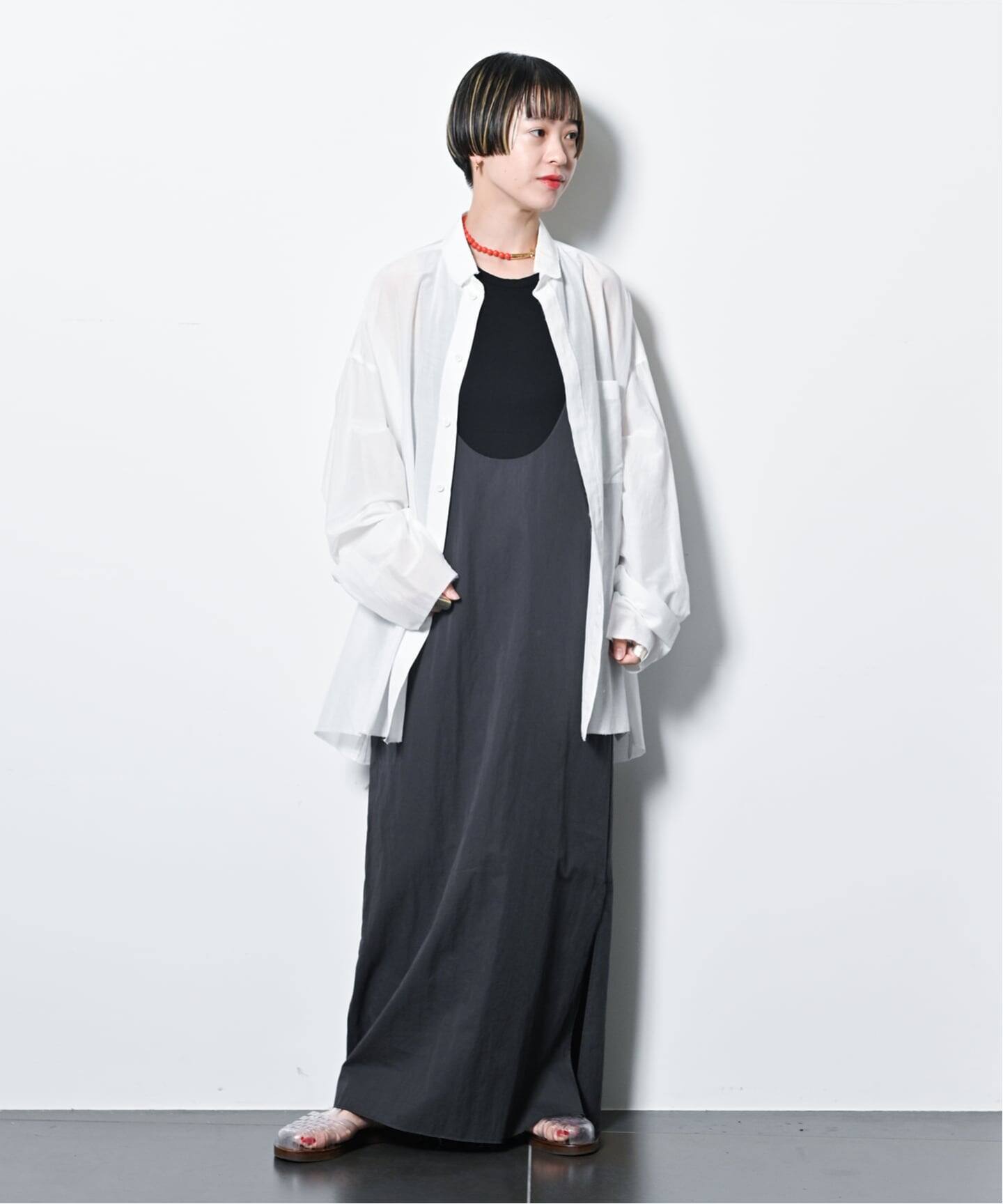 AMI Paris Tank Top Maxi Dress ブラックワンピ★残りわずか AMI Paris Tank Top Maxi Dress Black | END. (JP)