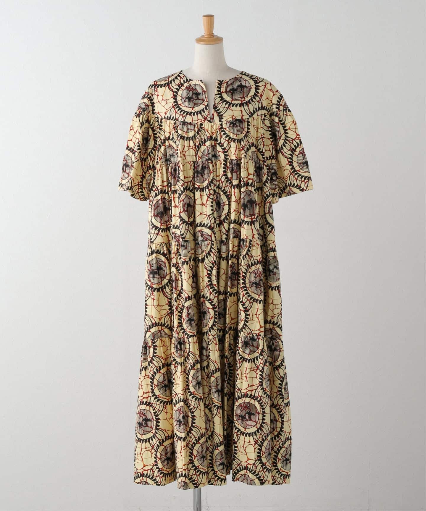 AFRICAN WAX PRINT DRESS：ワンピース（ワンピース）｜CITYSHOP