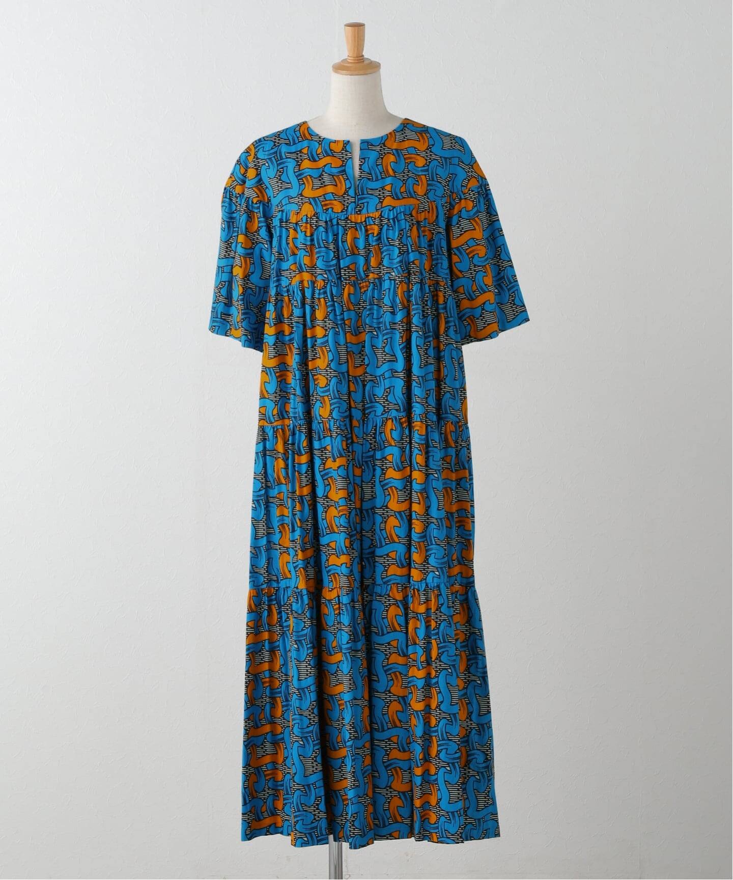 AFRICAN WAX PRINT DRESS：ワンピース（ワンピース）｜CITYSHOP