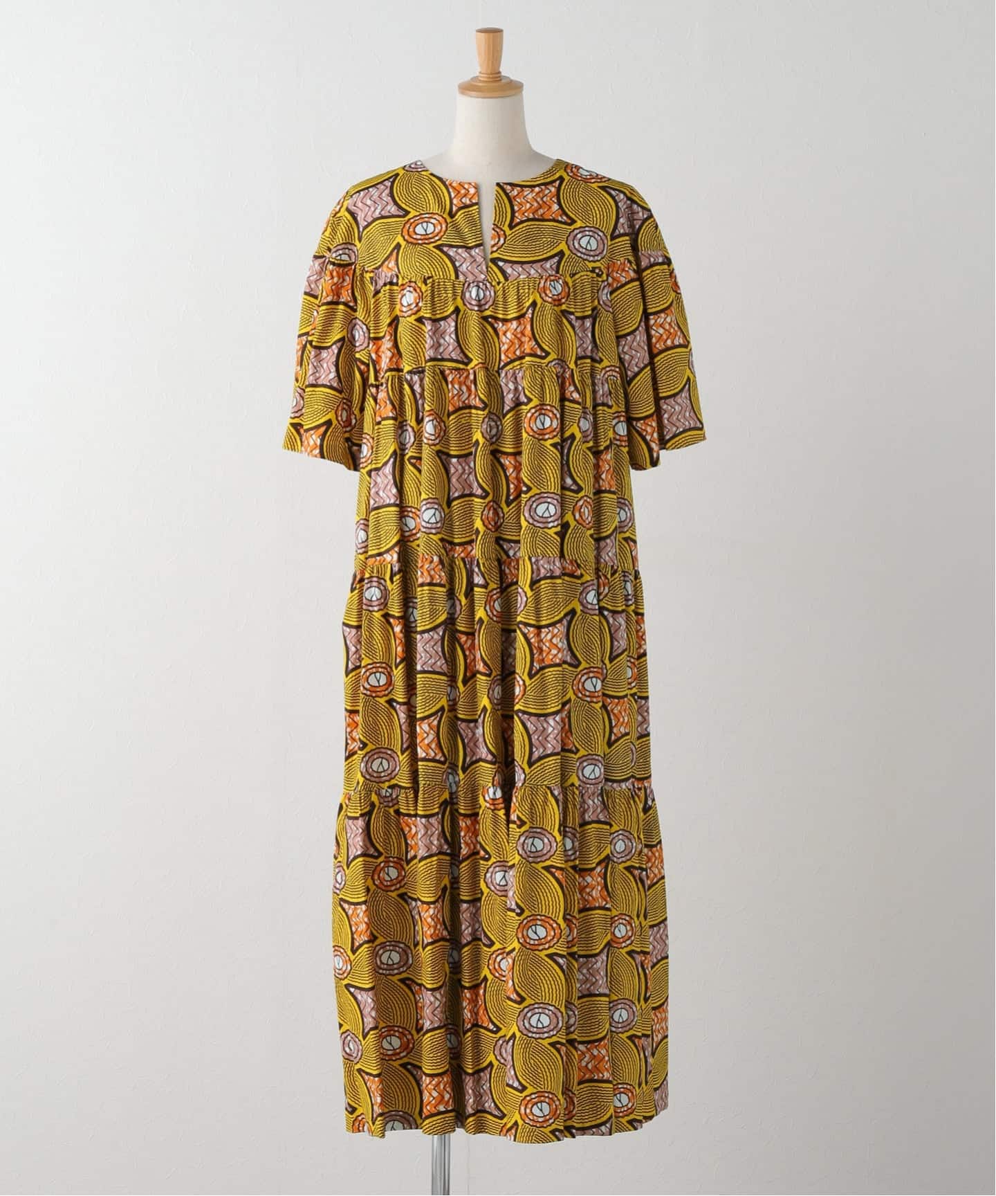 AFRICAN WAX PRINT DRESS：ワンピース（ワンピース）｜CITYSHOP