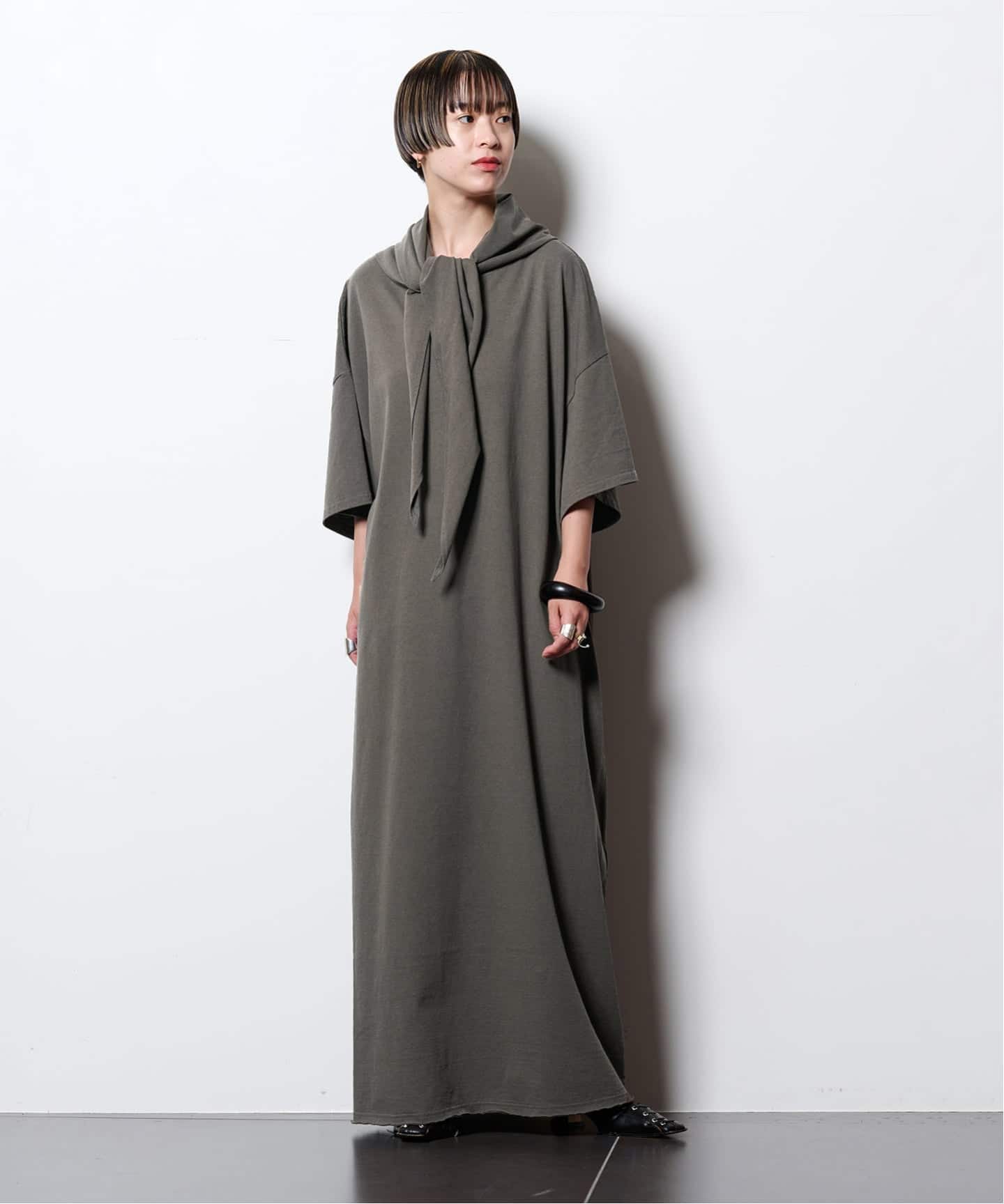 CITYSHOP　CUT DRESS with SCARF：ワンピース　38 CUT DRESS with SCARF：ワンピース（ワンピース）｜CITYSHOP