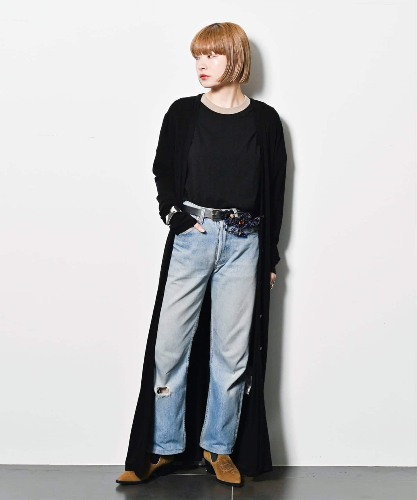 予約》SOFT SHEER DRESS CARDIGAN：ワンピース（ワンピース