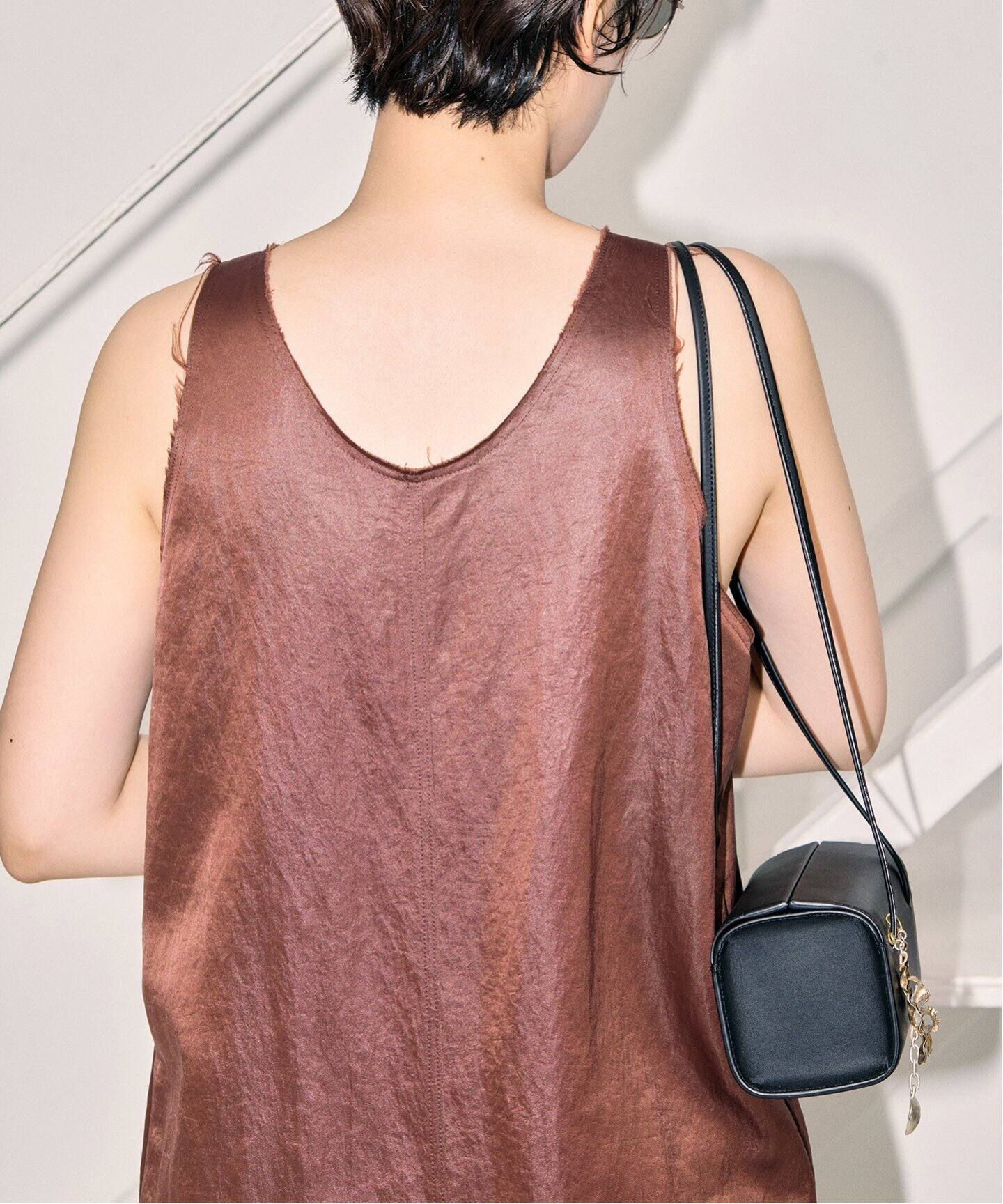 CITYSHOP AMERICAN SLEEVE DRESSワンピース ブラウン AMERICAN SLEEVE DRESS：ワンピース（ワンピース）｜CITYSHOP