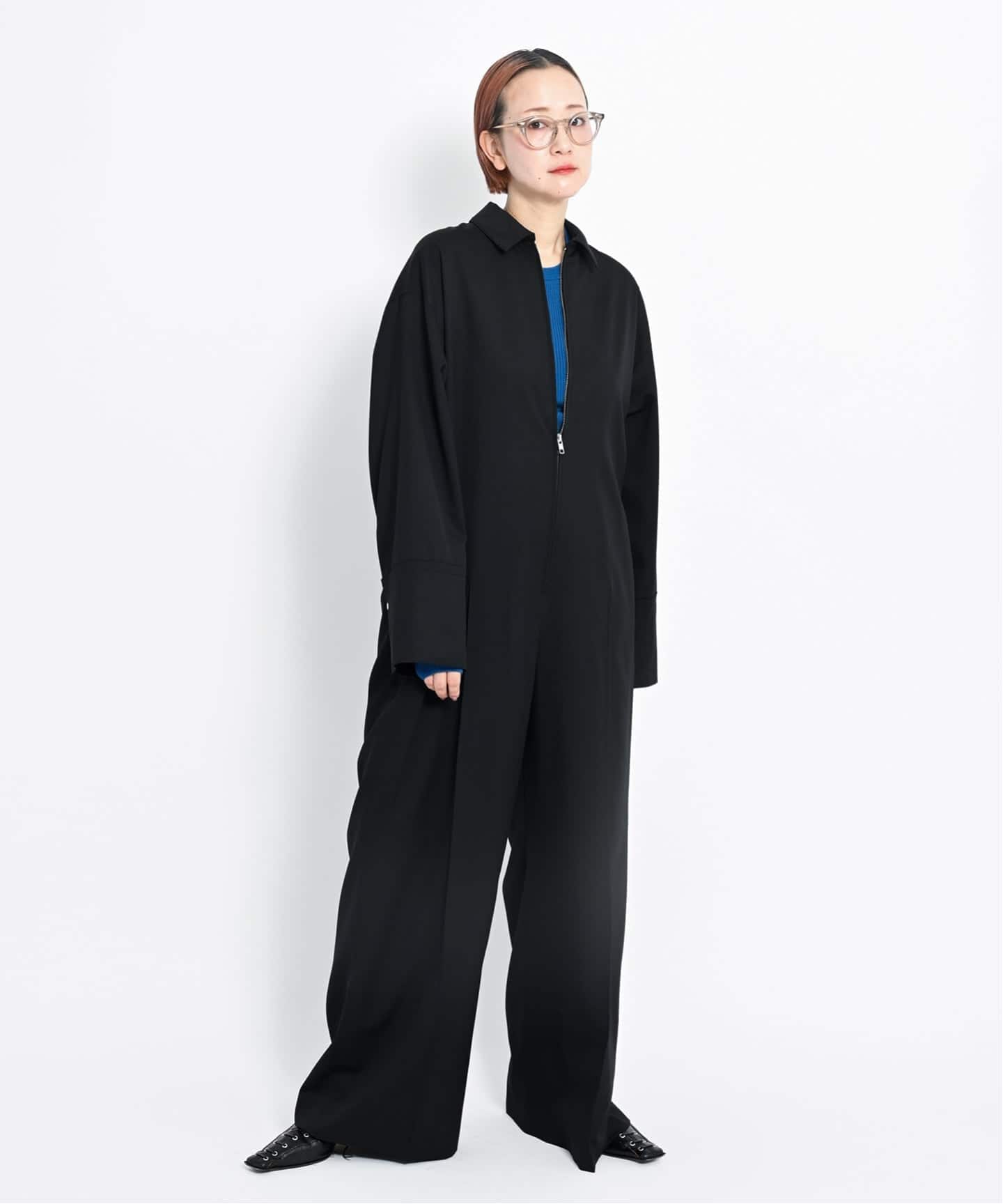新品未使用 半額以下 HOLIDAY 新作 ジャンプスーツ オールインワン 予約》ZIP UP ジャンプスーツ（つなぎ／オールインワン