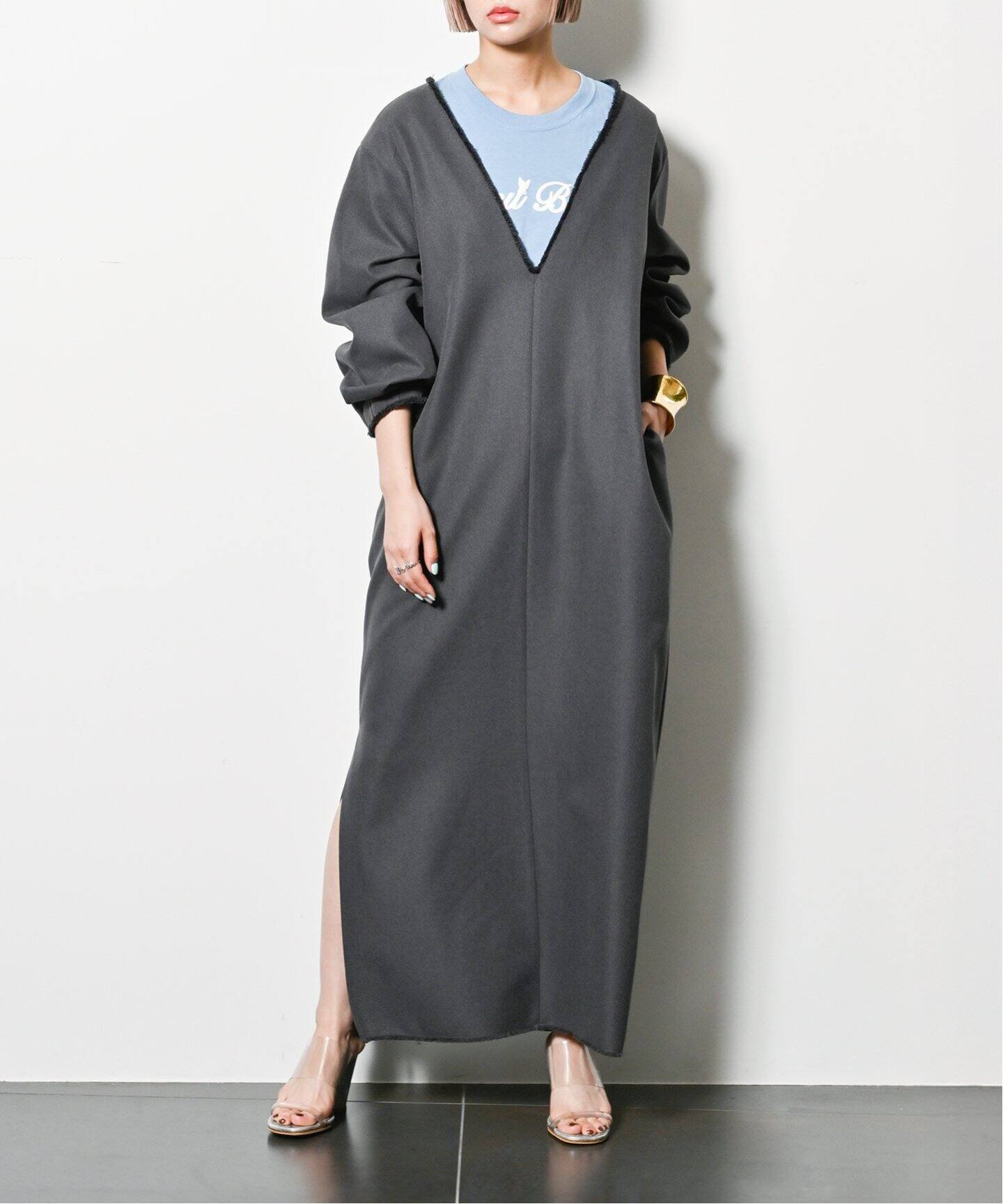 2WAY TUCK SLEEVE DRESS：ワンピース（ワンピース）｜CITYSHOP（シティ 