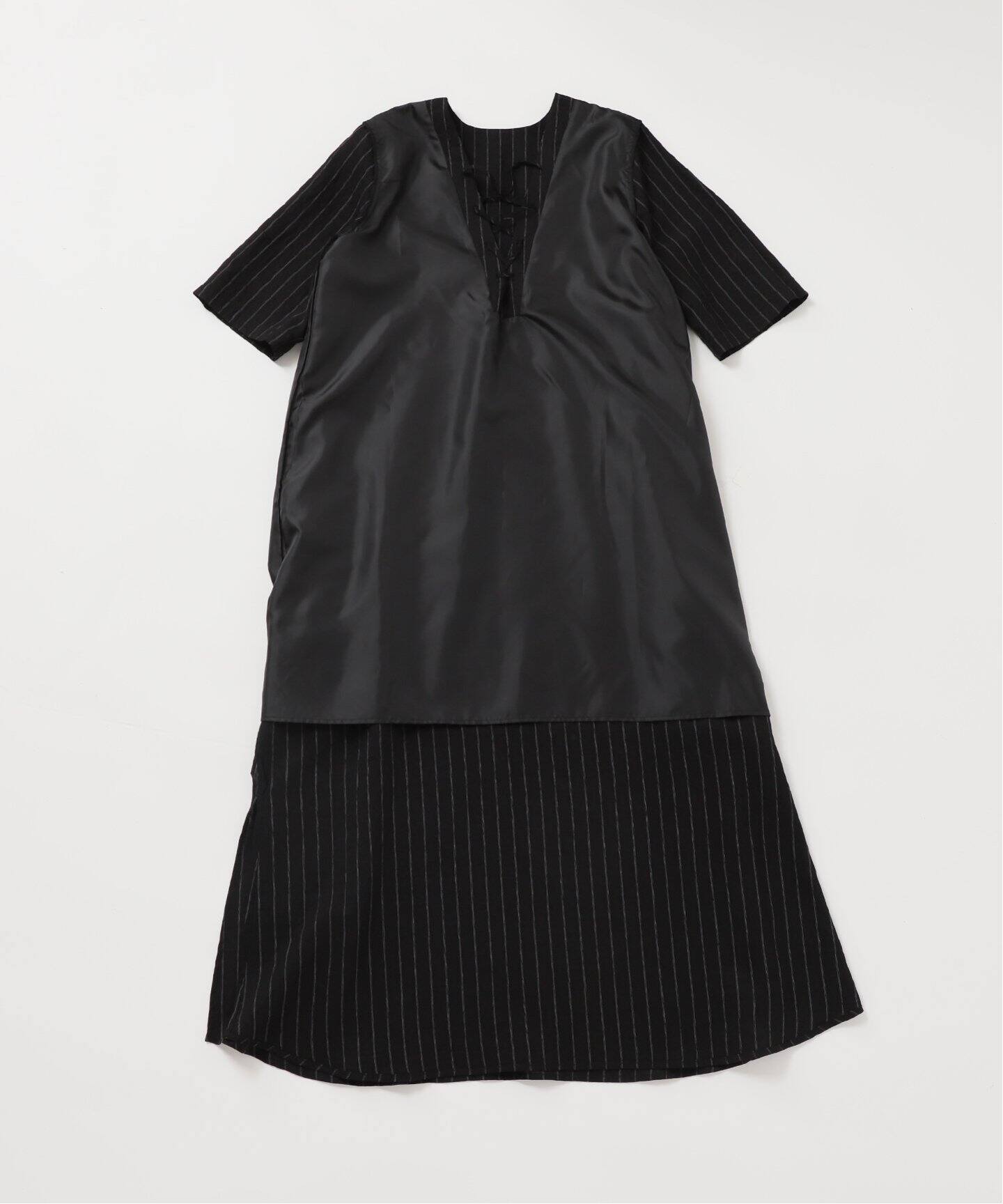 LACE UP LINEN DRESS：ワンピース（ワンピース）｜CITYSHOP（シティ
