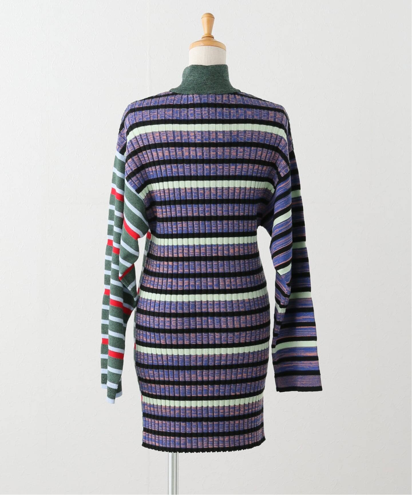 waste yarn project ボーダーニット WASTE YARN PROJECT 別注 DRESS：ワンピース（ワンピース）｜CITYSHOP