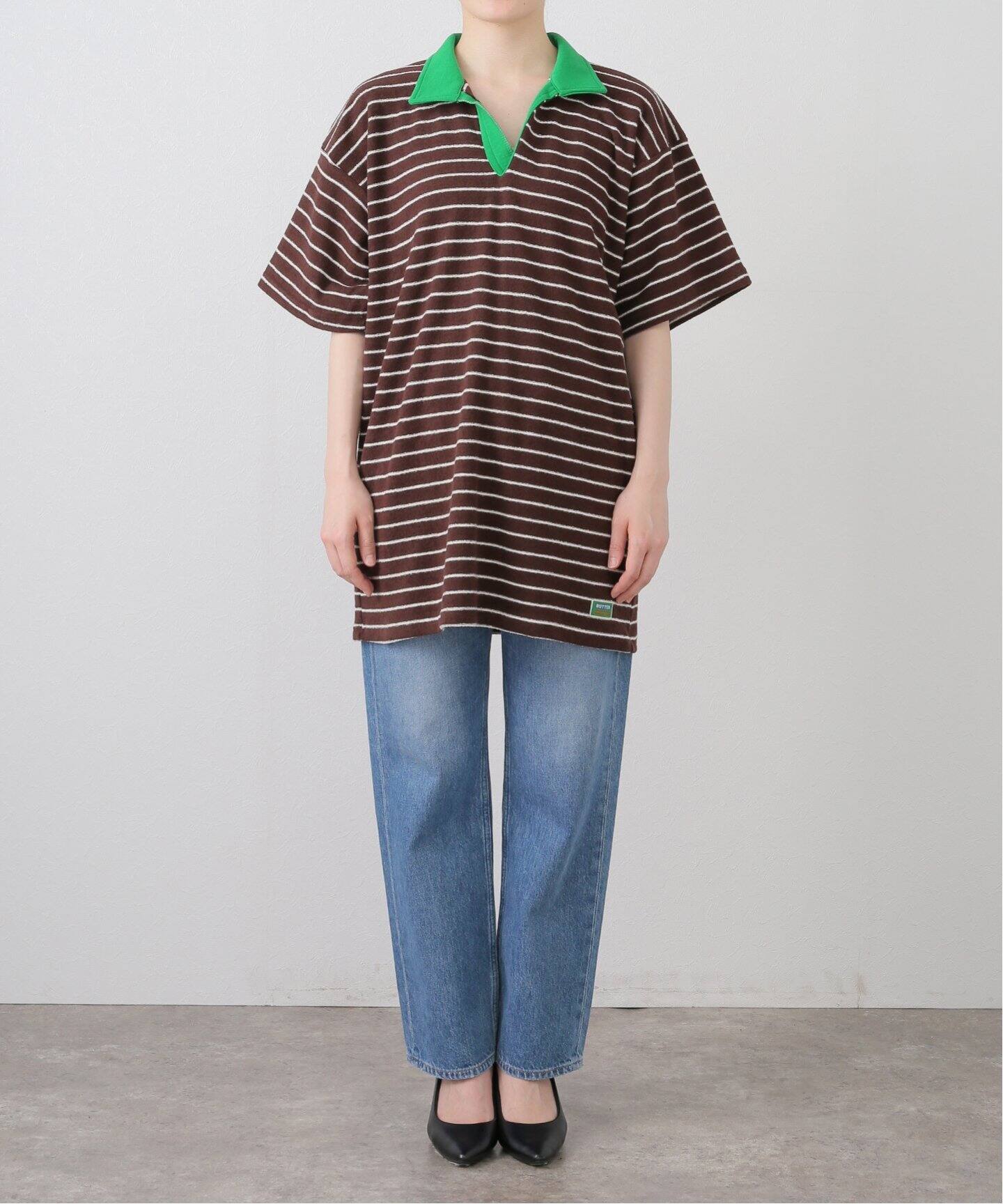 ワンピース Stripe Shirt Bubble Dress Poplin Stripe Big Shirts Dress | Pasand by ne Quittez pas