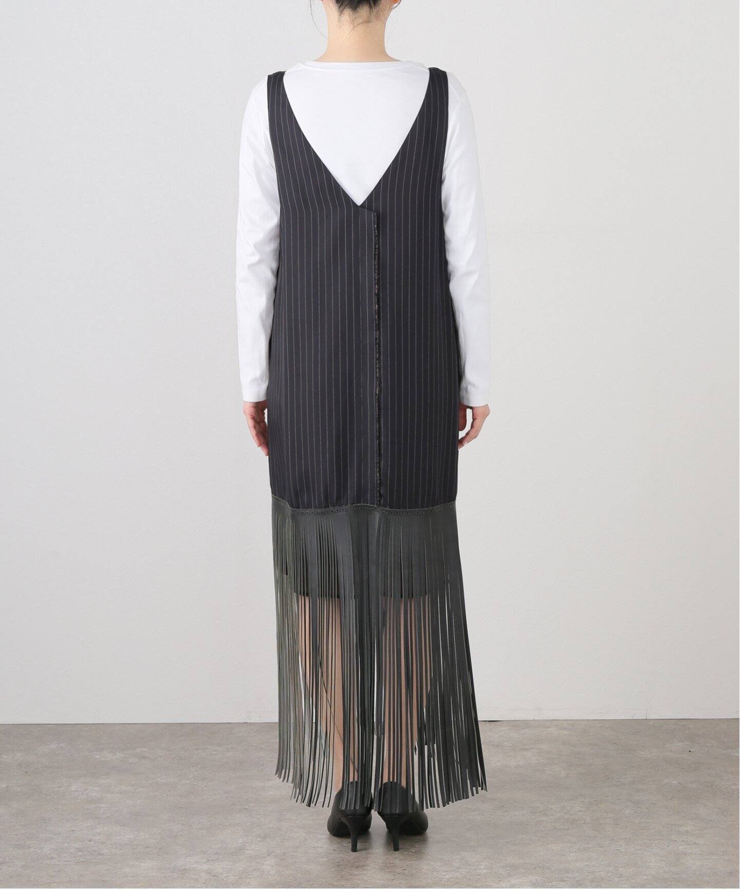 PONTI 別注 FRINGE DRESS PO2P020：ワンピース（ワンピース 