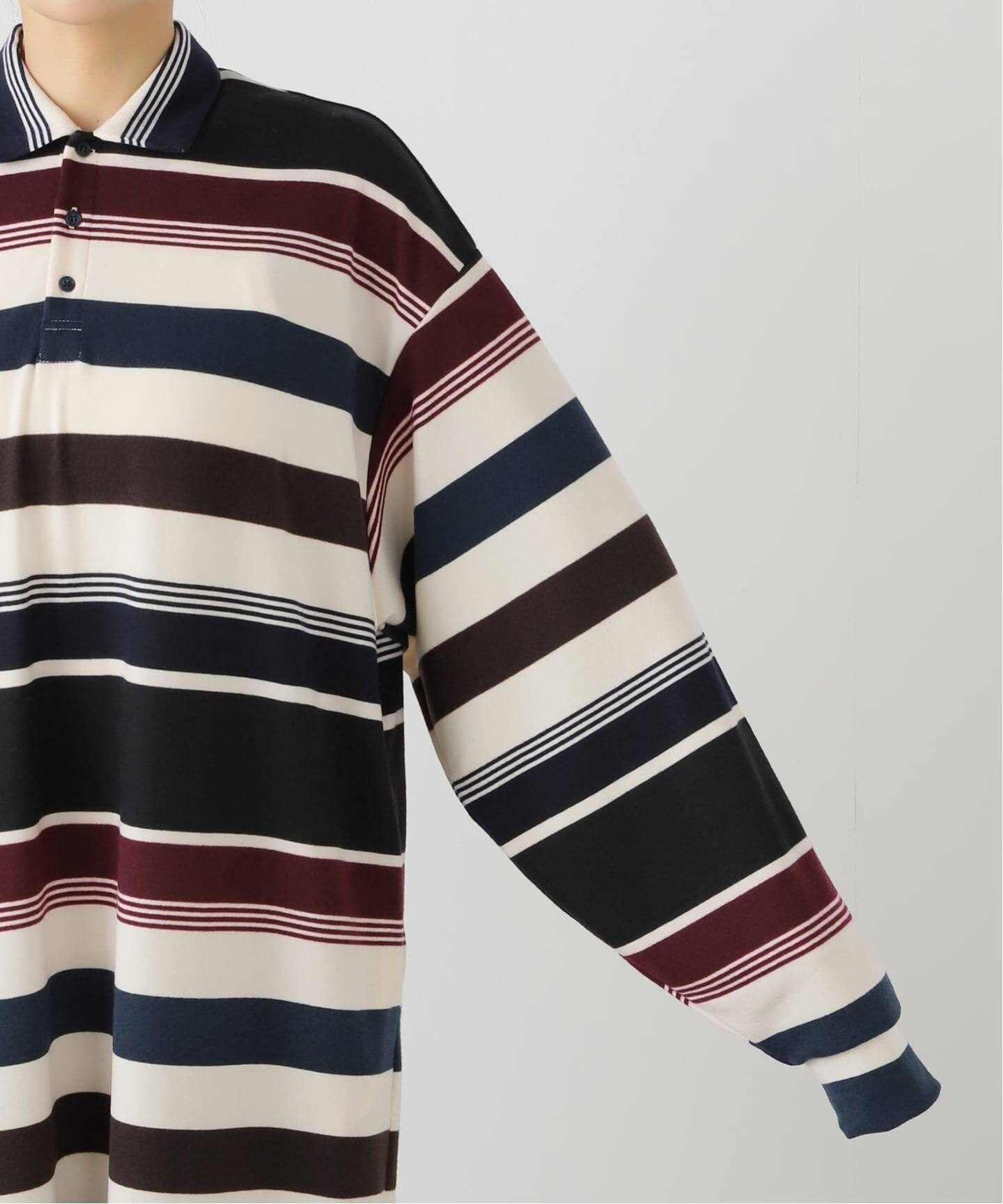 ONIT BORDER DRESS 25AW-ON222：ニットワンピース（ワンピース