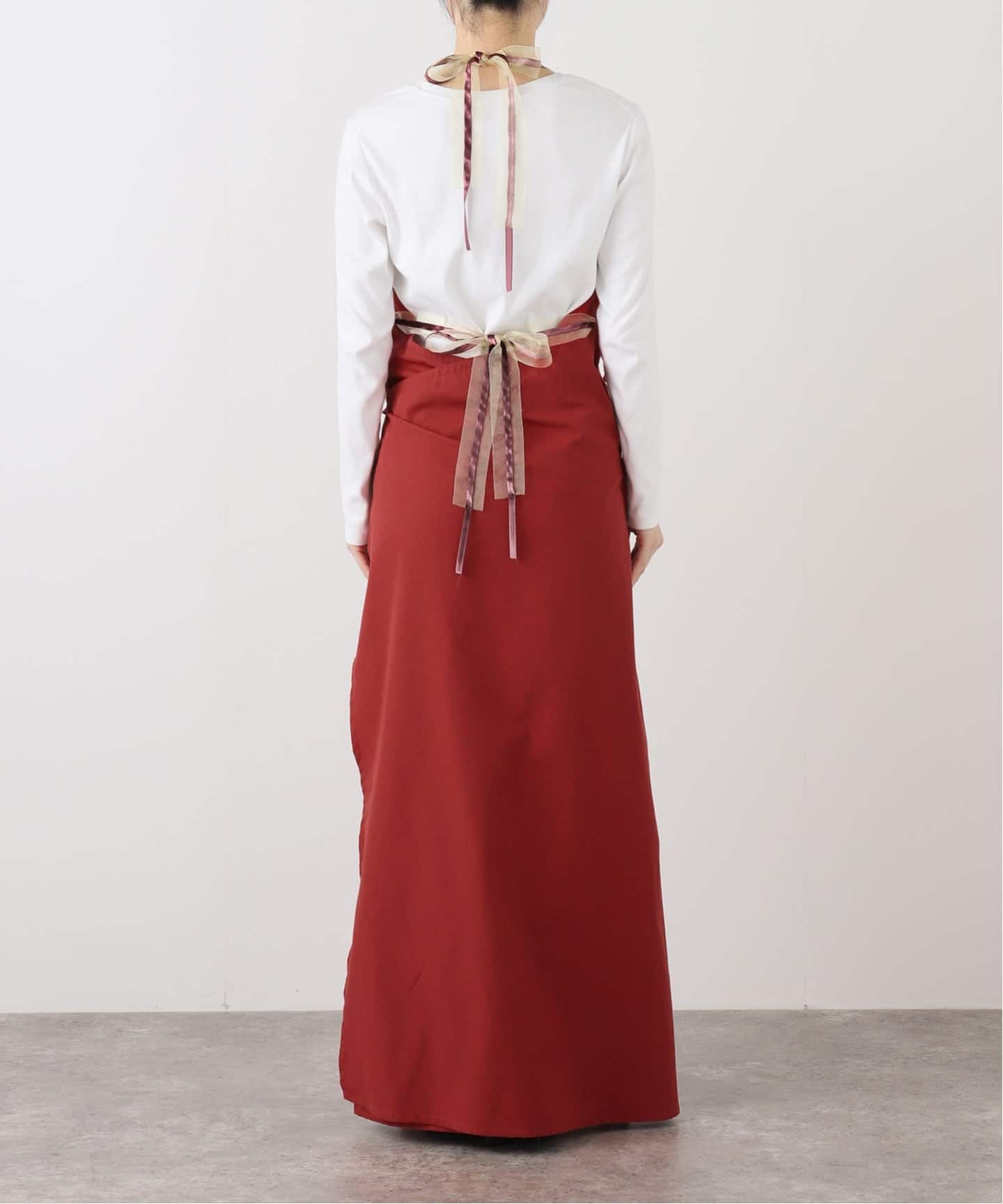 PONTI CHECKERD PATERN EMBROIDERY DRESS PO2R008：ワンピース