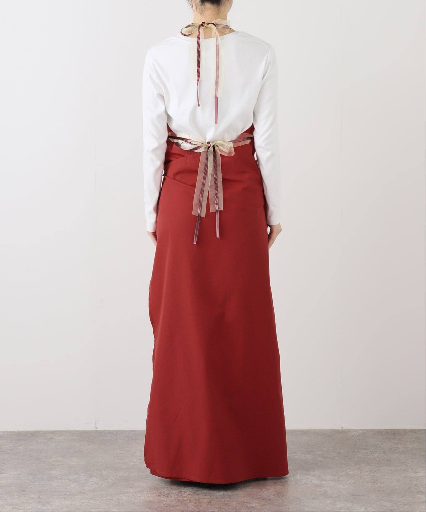 PONTI CHECKERD PATERN EMBROIDERY DRESS PO2R008：ワンピース 