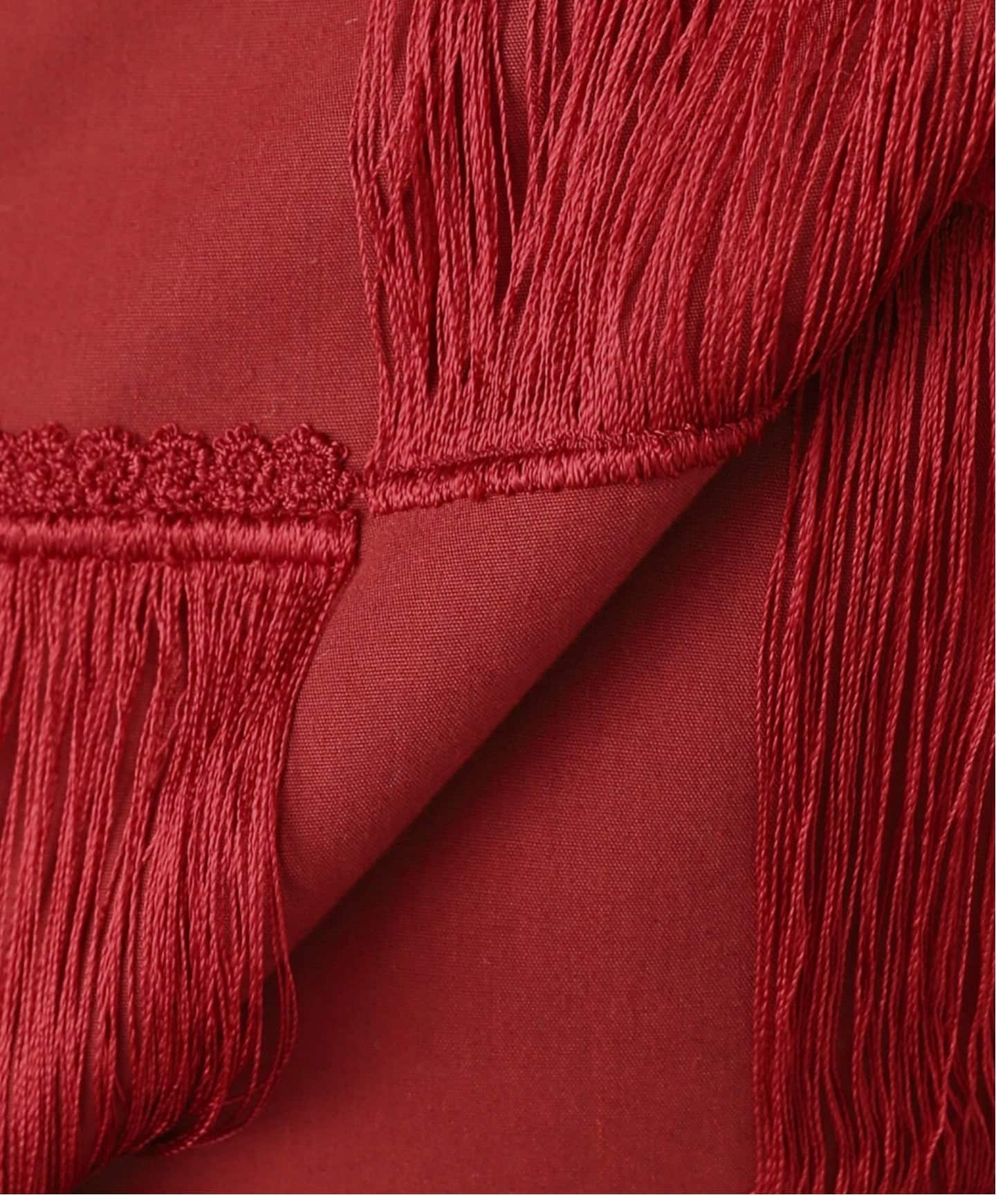PONTI CHECKERD PATERN EMBROIDERY DRESS PO2R008：ワンピース