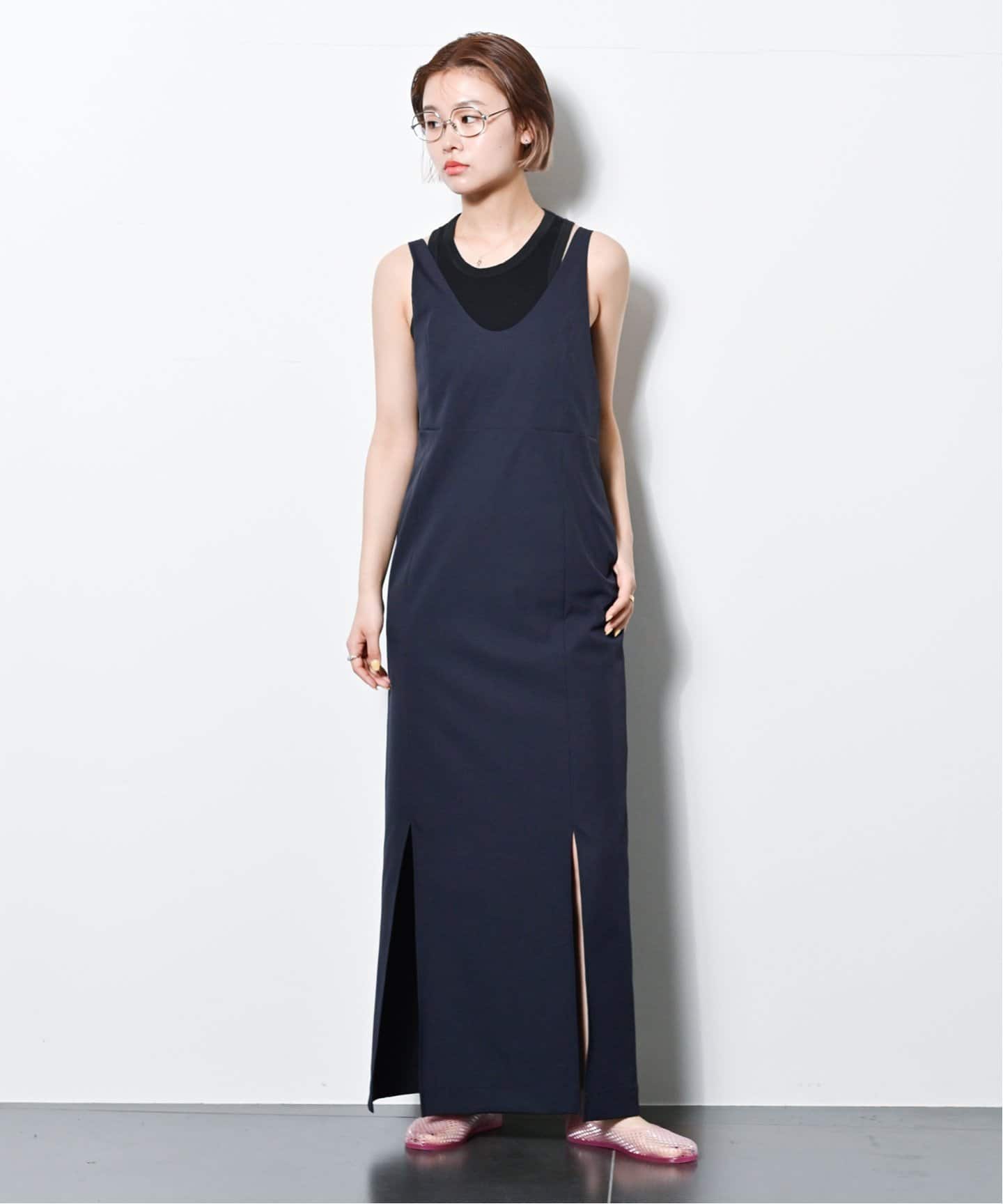 美品✨定価4.8万円❣️MIOSMOKEY OPEN BACKDRESSワンピース MIOSMOKEY BACK OPEN DR 251DR001-B：ワンピース（ワンピース