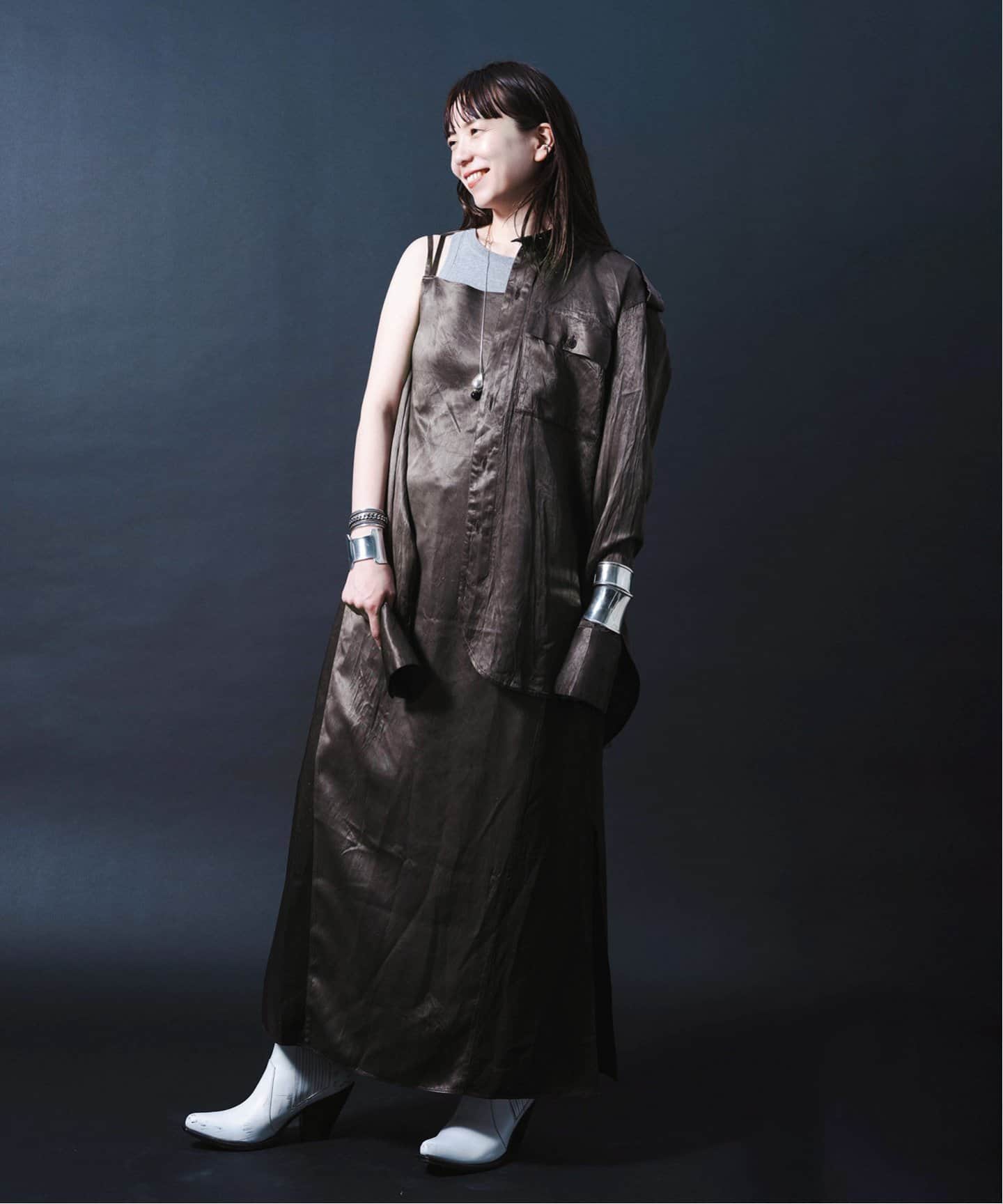 CITYSHOP\"O\" TANAKA 別注 ワンピース O” TANAKA 別注 CAMI LONG DRESS：ワンピースのコーディネート