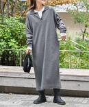 プレッピーポロニットワンピース