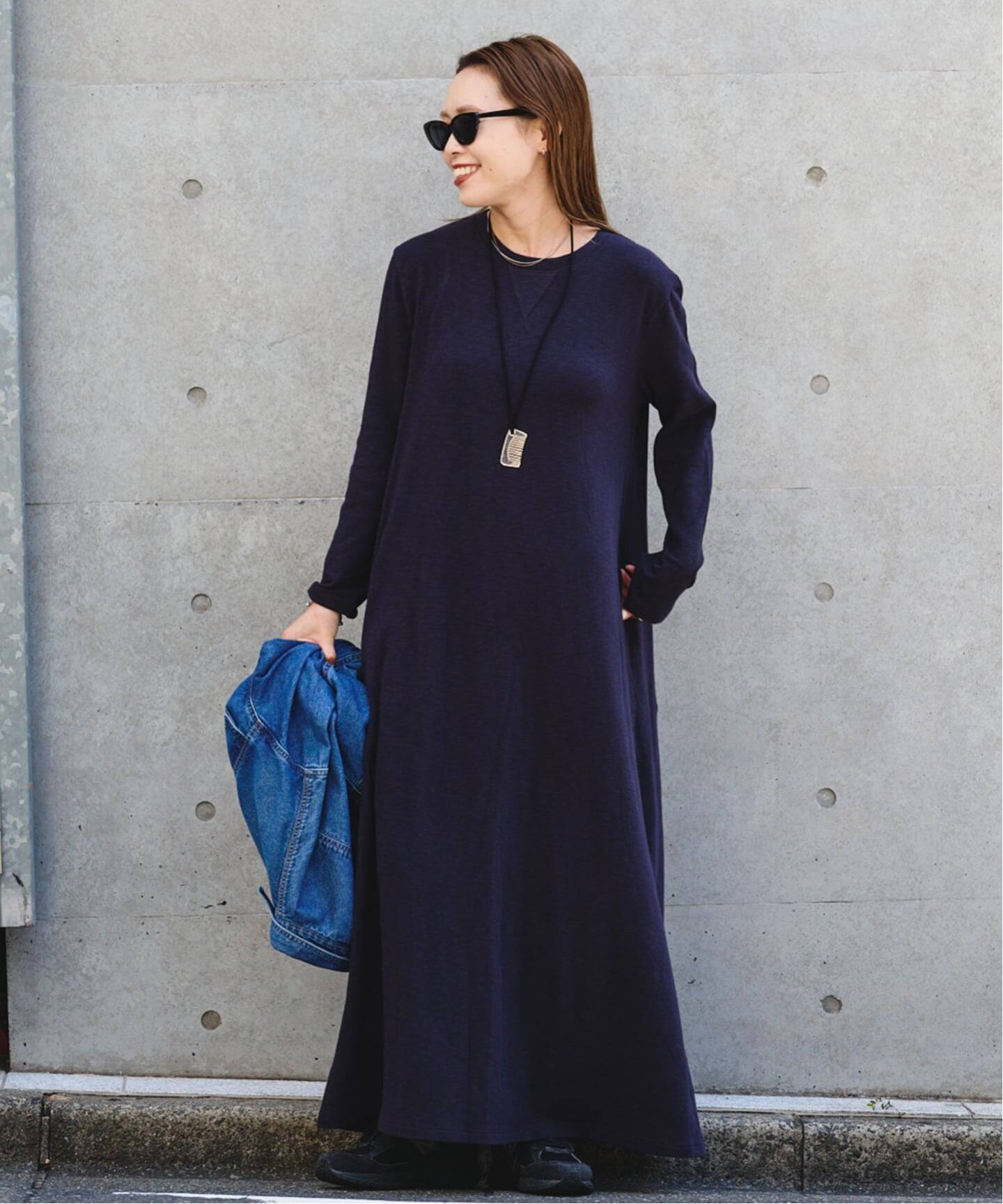 ULTスラブストレッチロングワンピース（ワンピース）｜OUTDOOR