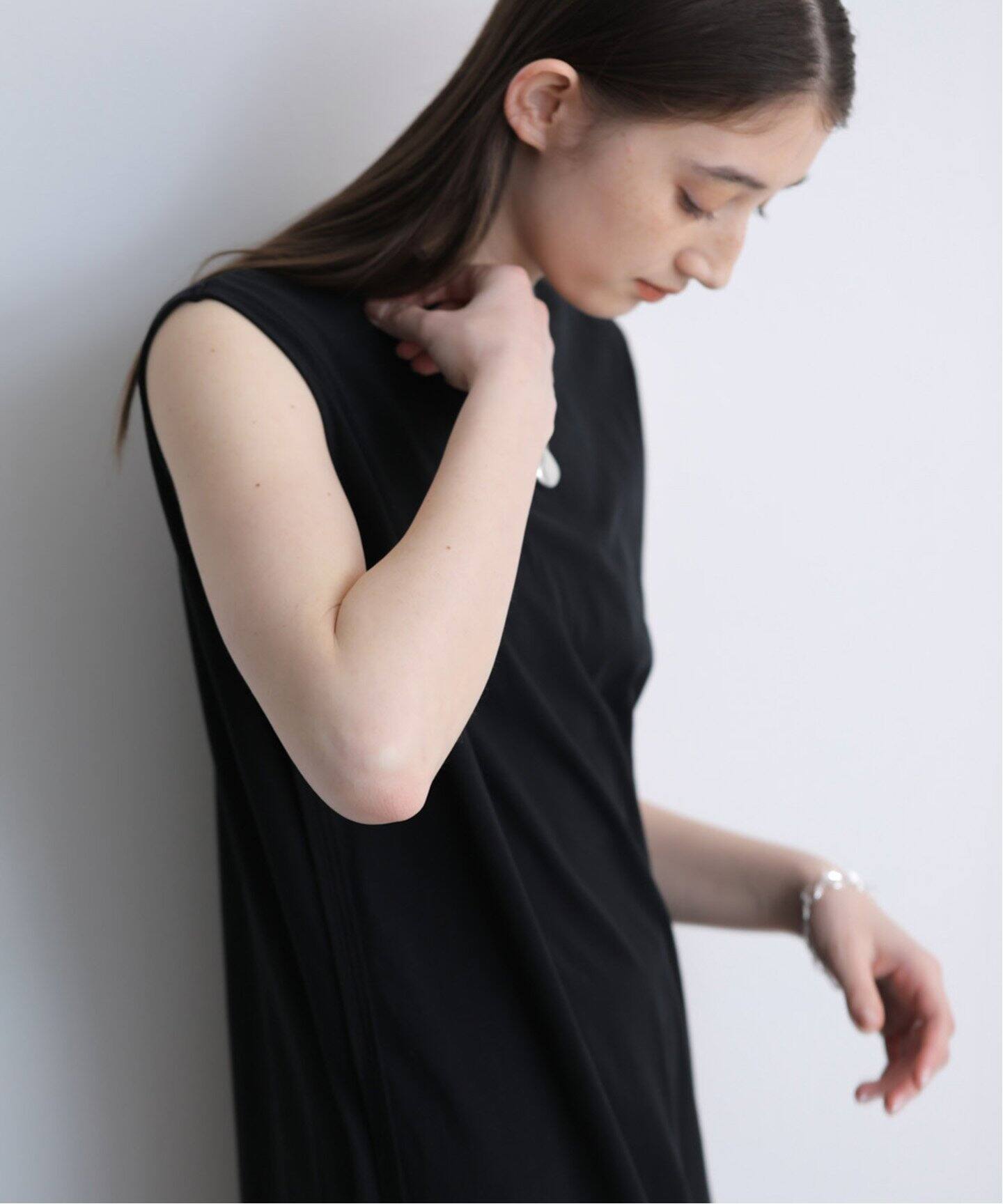 ATON FRESCA NUBUCK TANKTOP DRESS（ワンピース）｜BOICE FROM