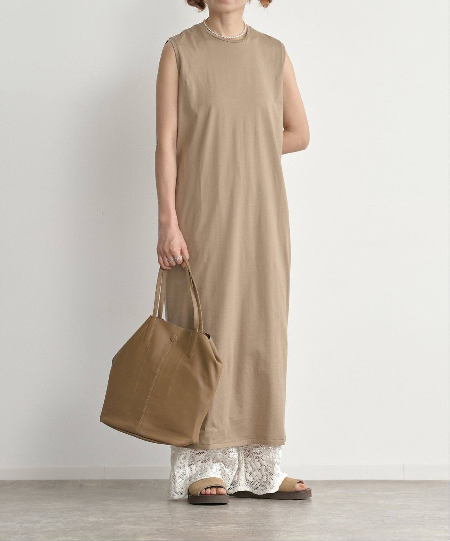 ATON SUVIN 60/2 TANK TOP DRESS（ワンピース）｜BOICE FROM
