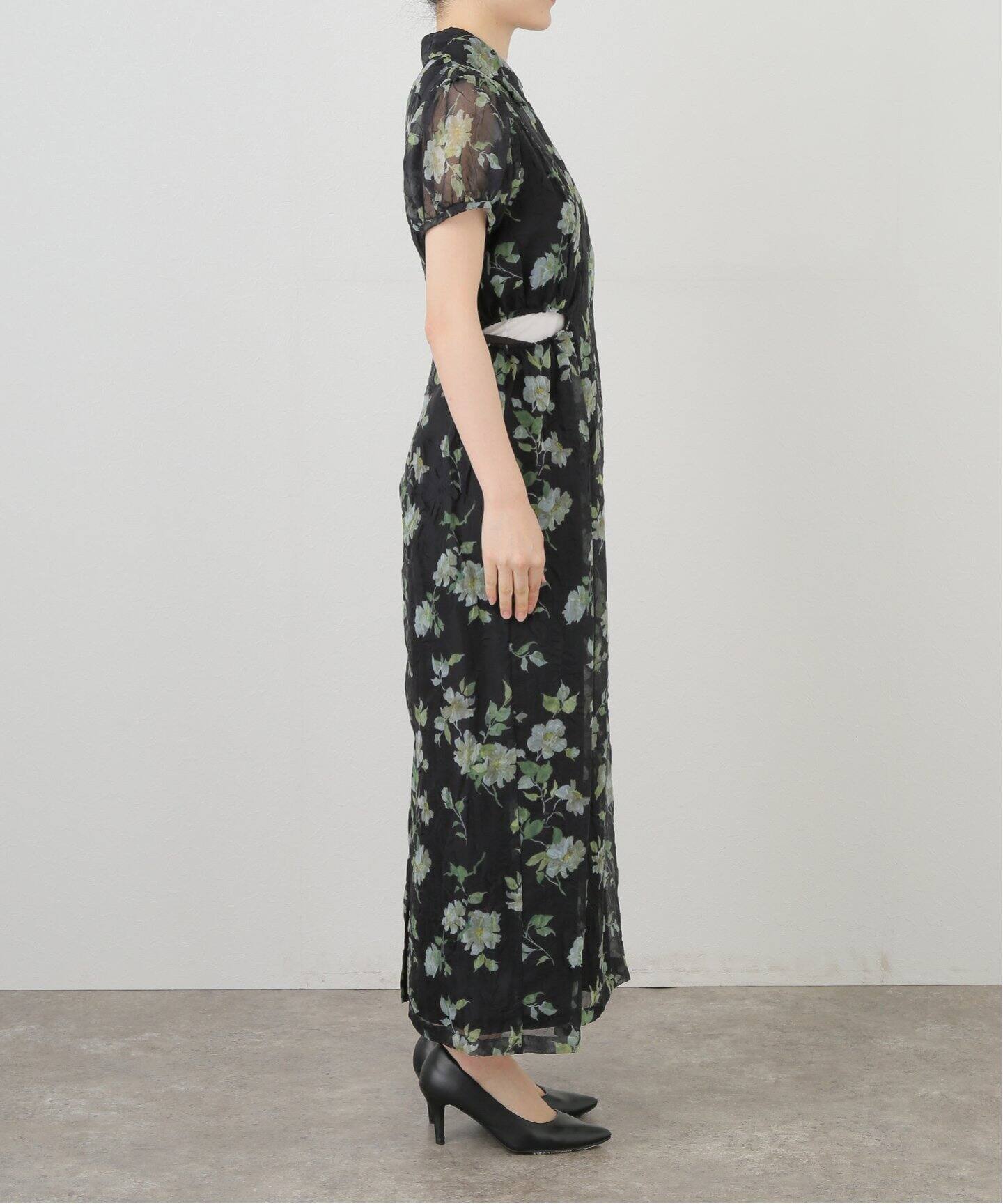 CLANE SHEER FLOWER MINI PUFF ONEPIECE（ワンピース）｜BOICE FROM 