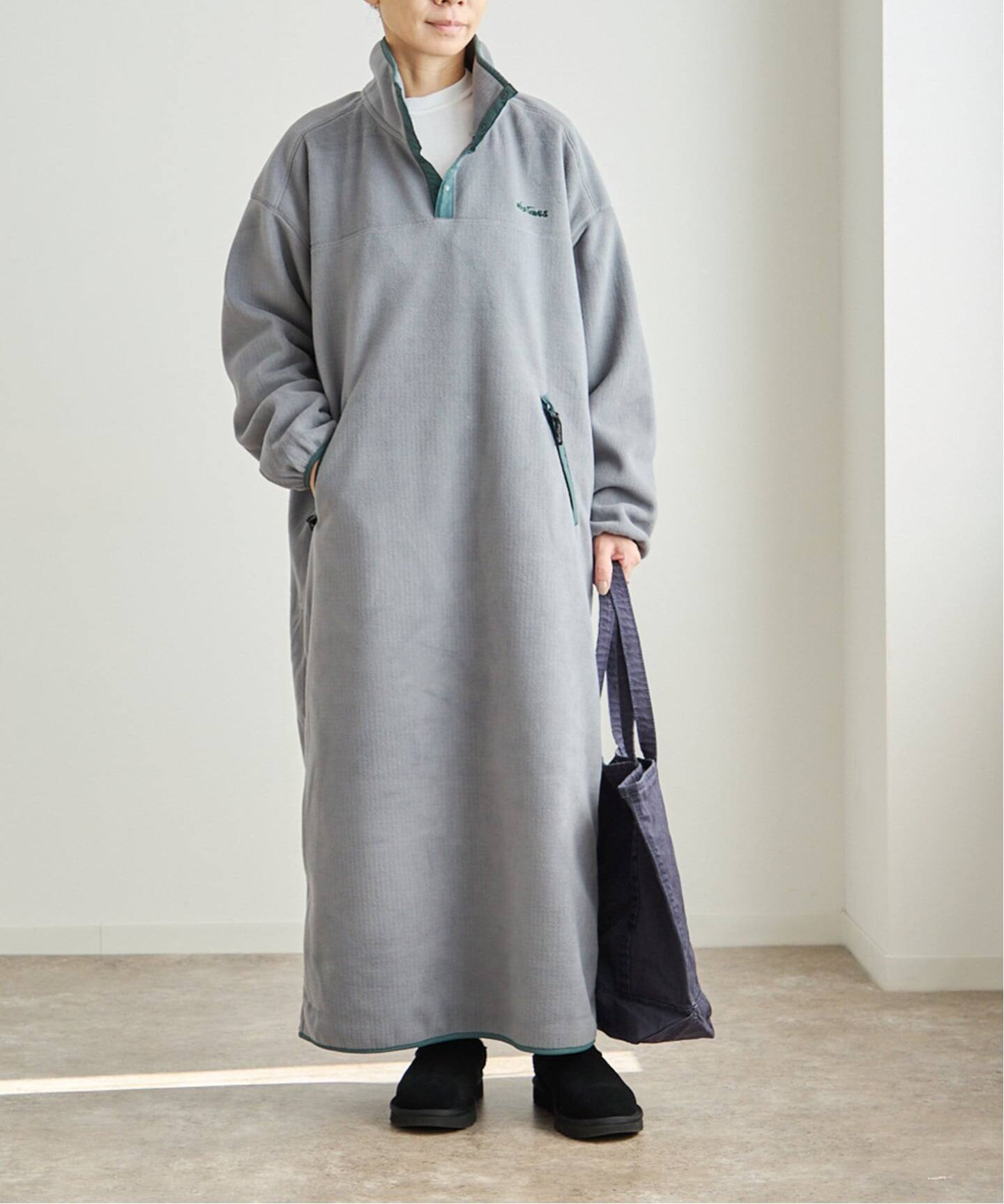WILDTHINGS GRID FLEECE ONEPIECE（ワンピース）｜BOICE FROM 